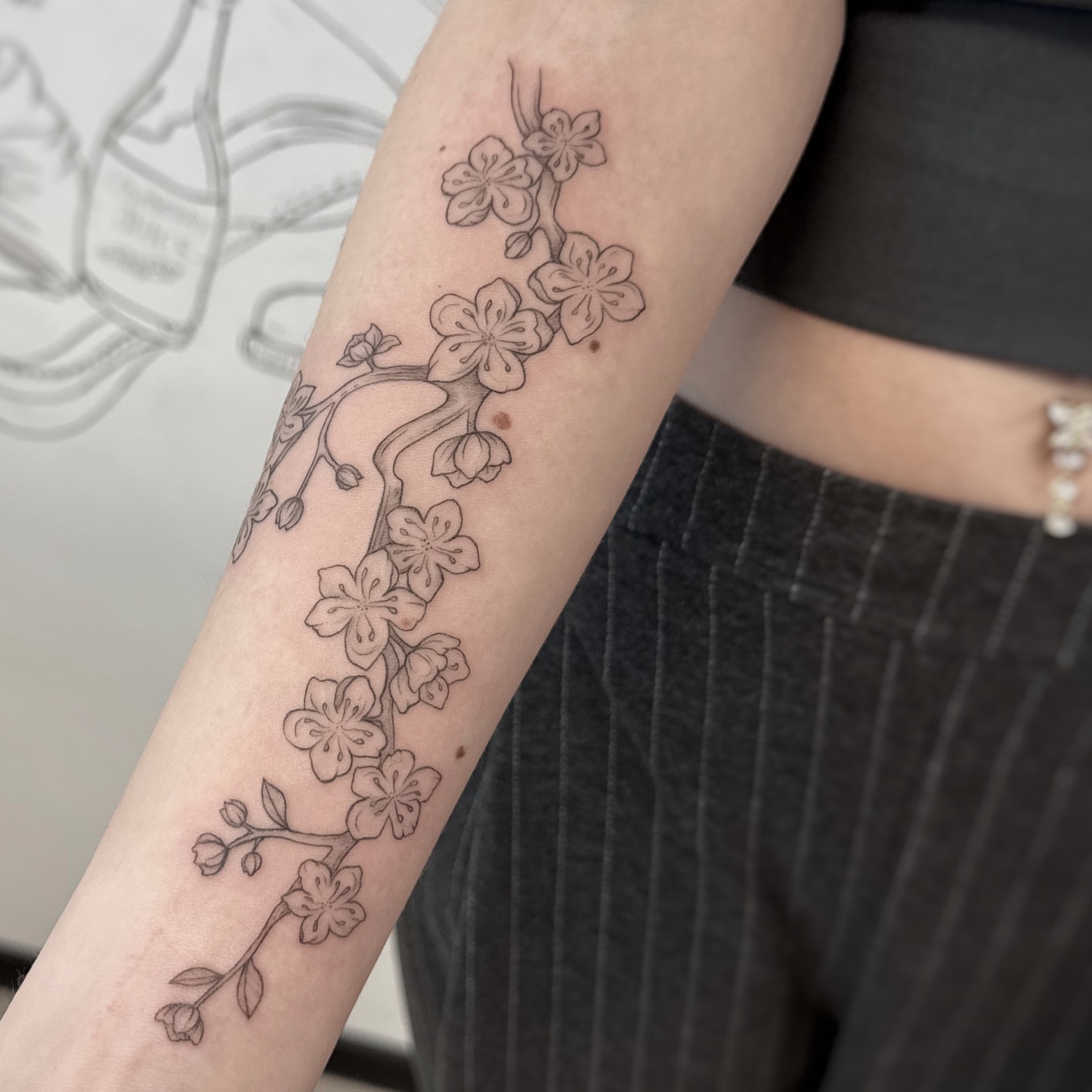 Tattoo by @turned_blue.ink — black_and_grey