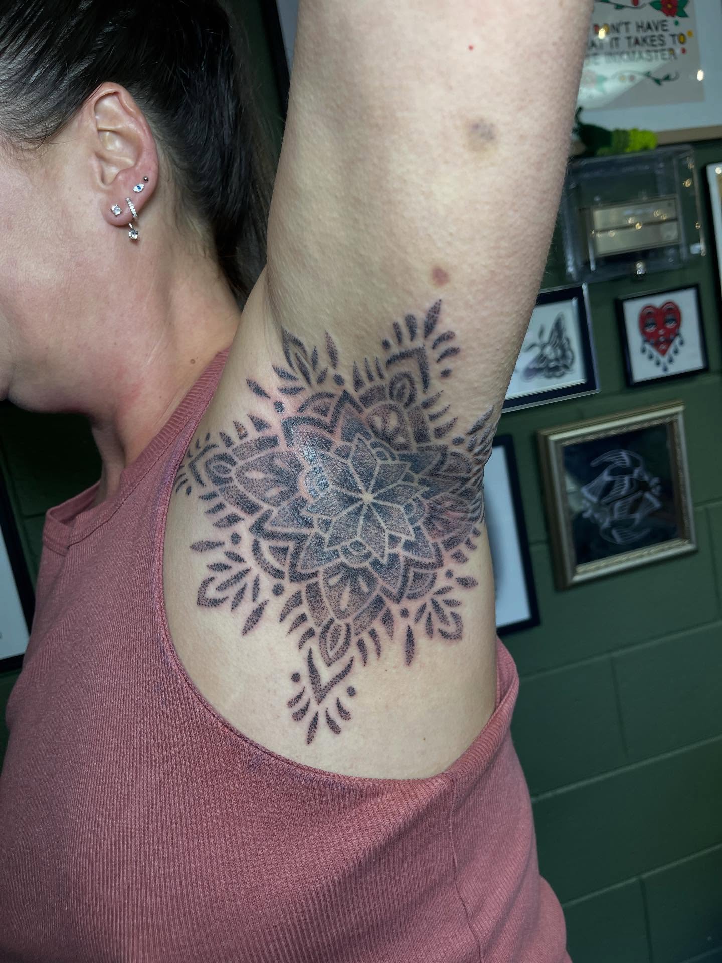 Tattoo by @permanent_pokes_ — dotwork
