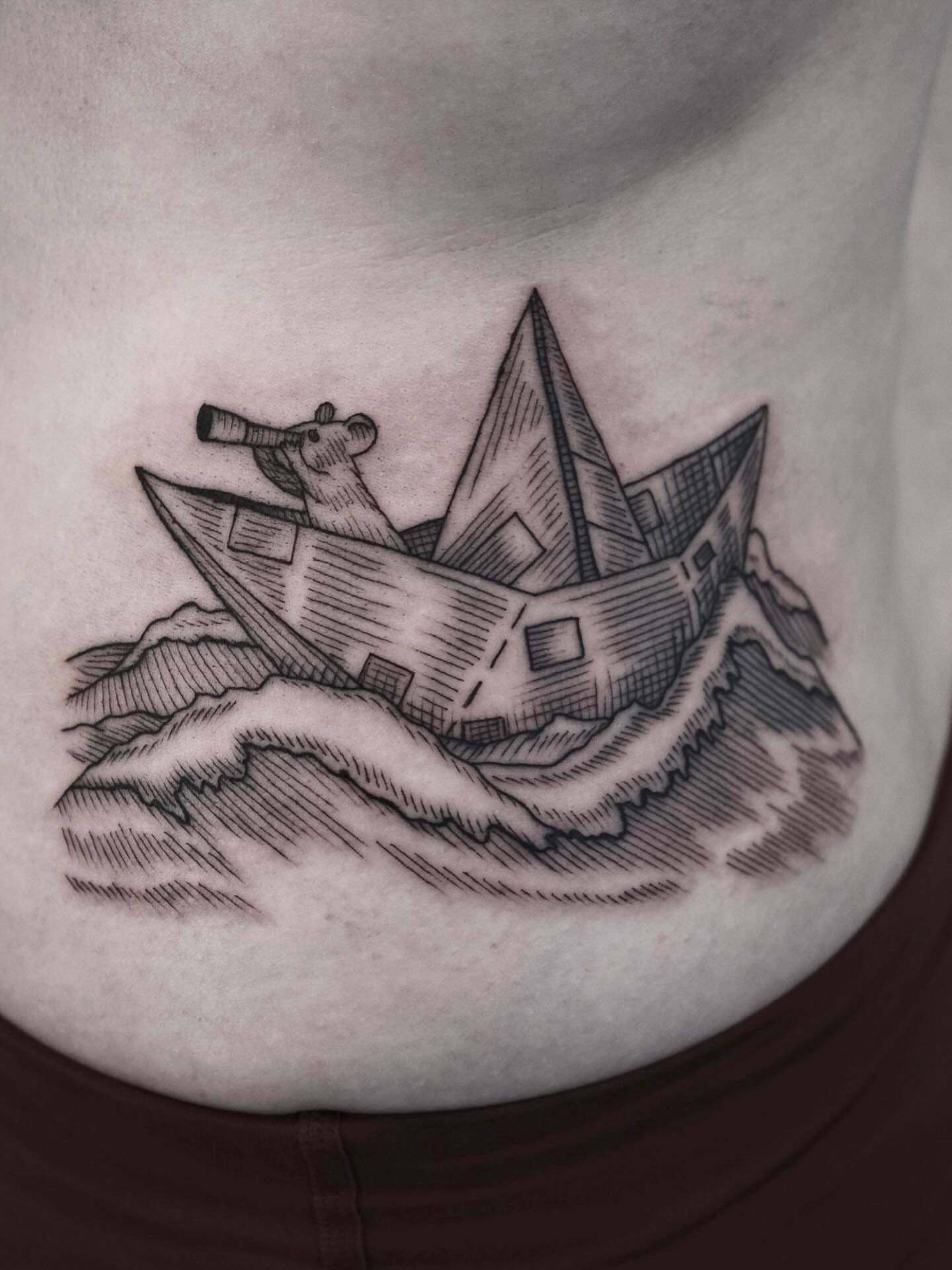 Tattoo by @nocool_kim — black_and_grey