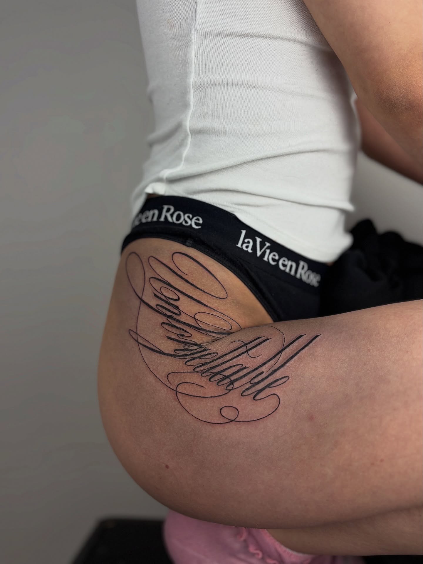 Tattoo by @shortkingtattoo — lettering_script
