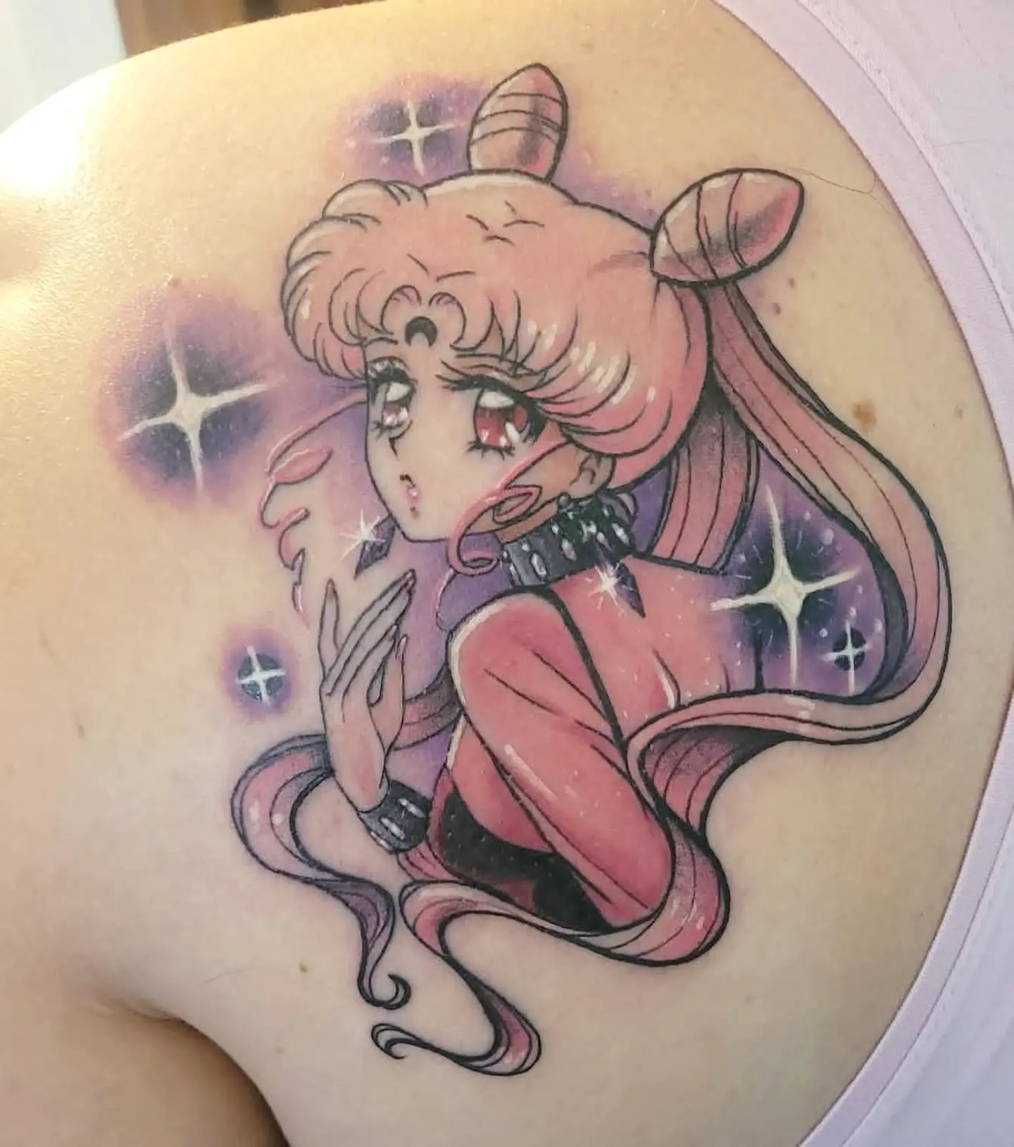 Tattoo by @harley_makes_tattoos — anime