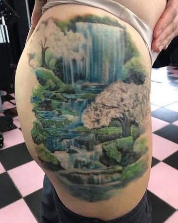 Tattoo by @babydolltats โ realism, watercolor