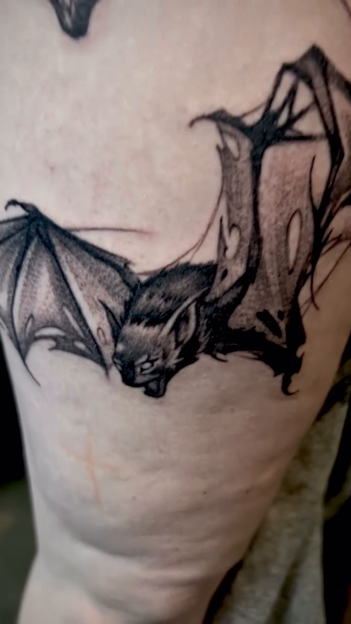 Tattoo by @fridaynighttattoos — black_and_grey, realism