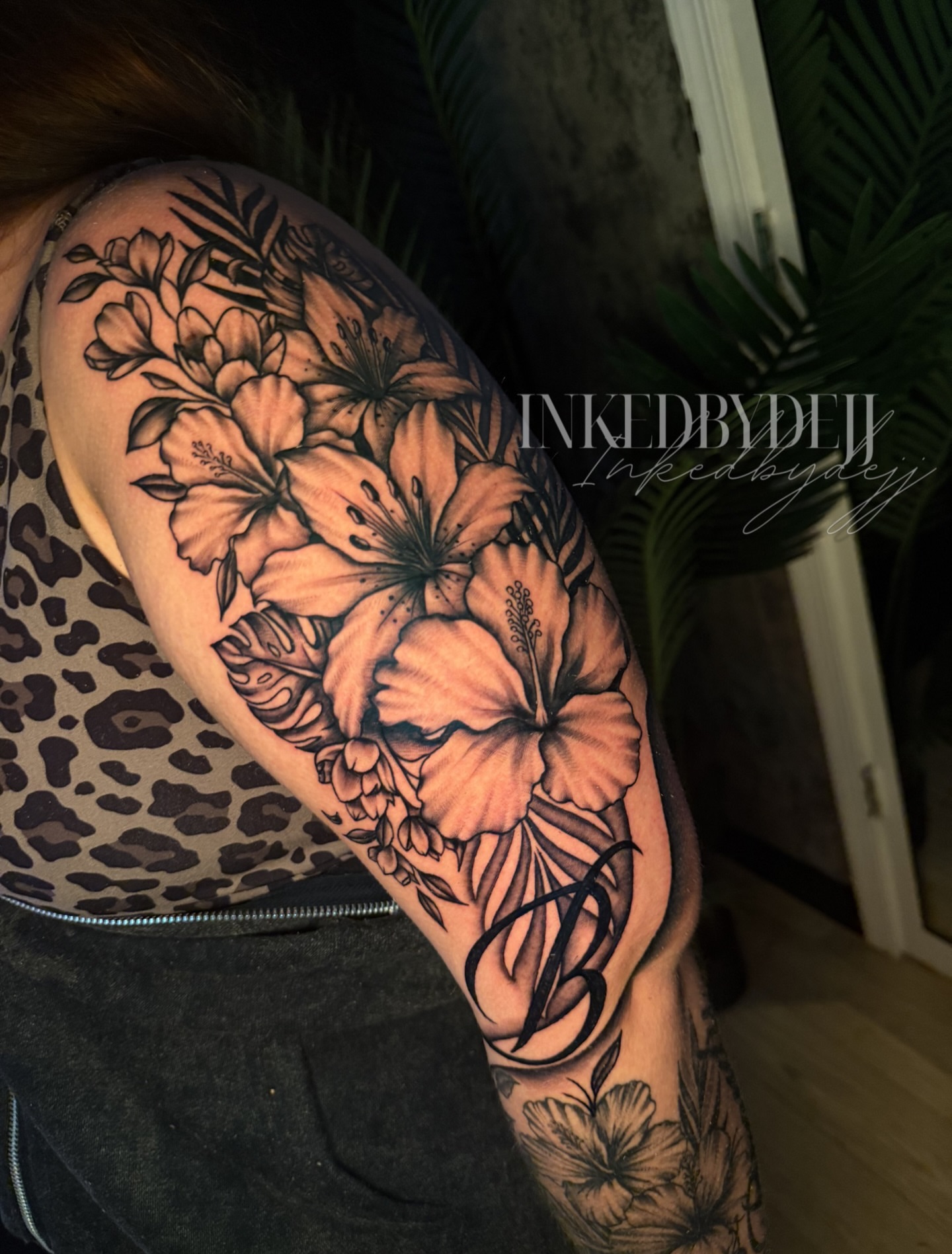 Tattoo by @inkedbydejj — black_and_grey, realism