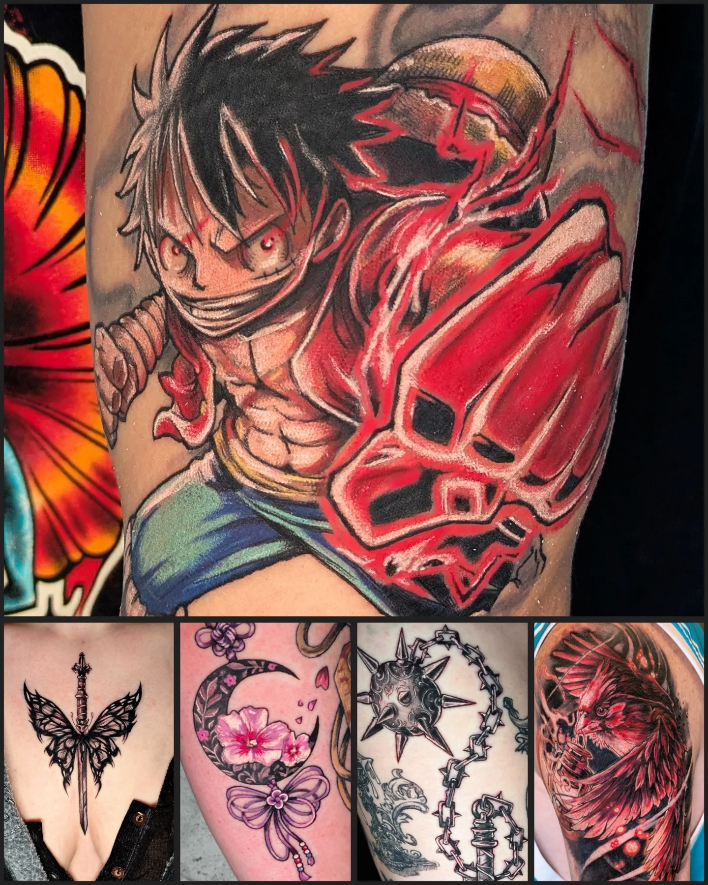 Tattoo by @beebe_artistry — anime