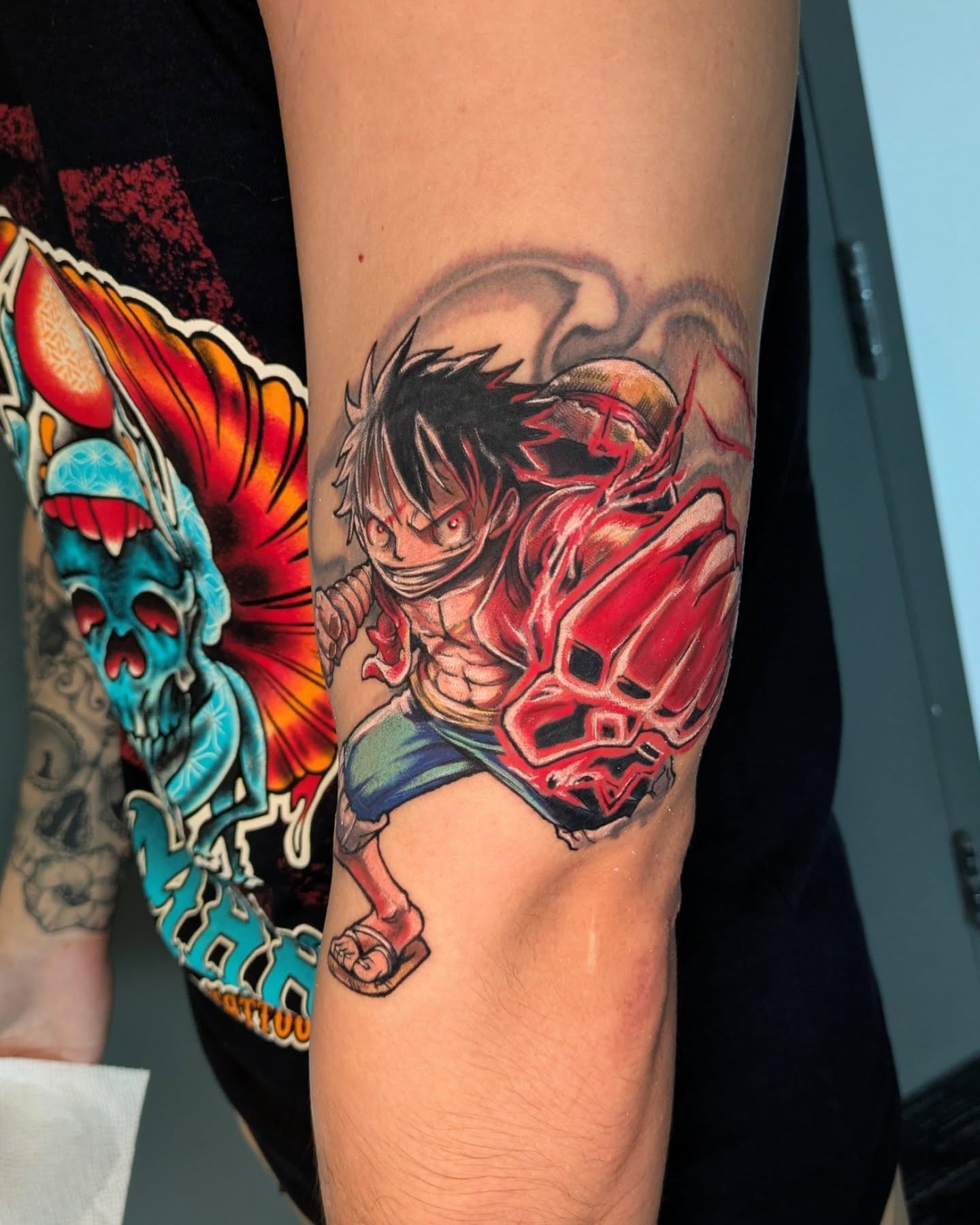 Tattoo by @beebe_artistry — anime, realism