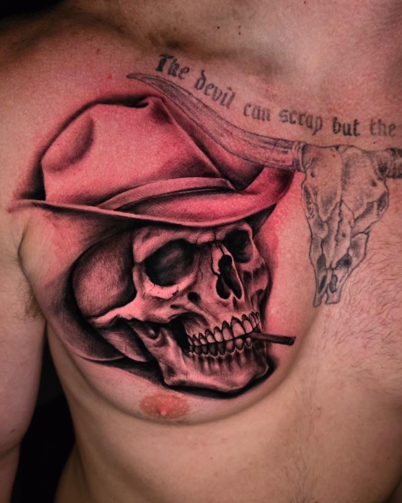 Tattoo by @tanktat2z — realism, dark_realism