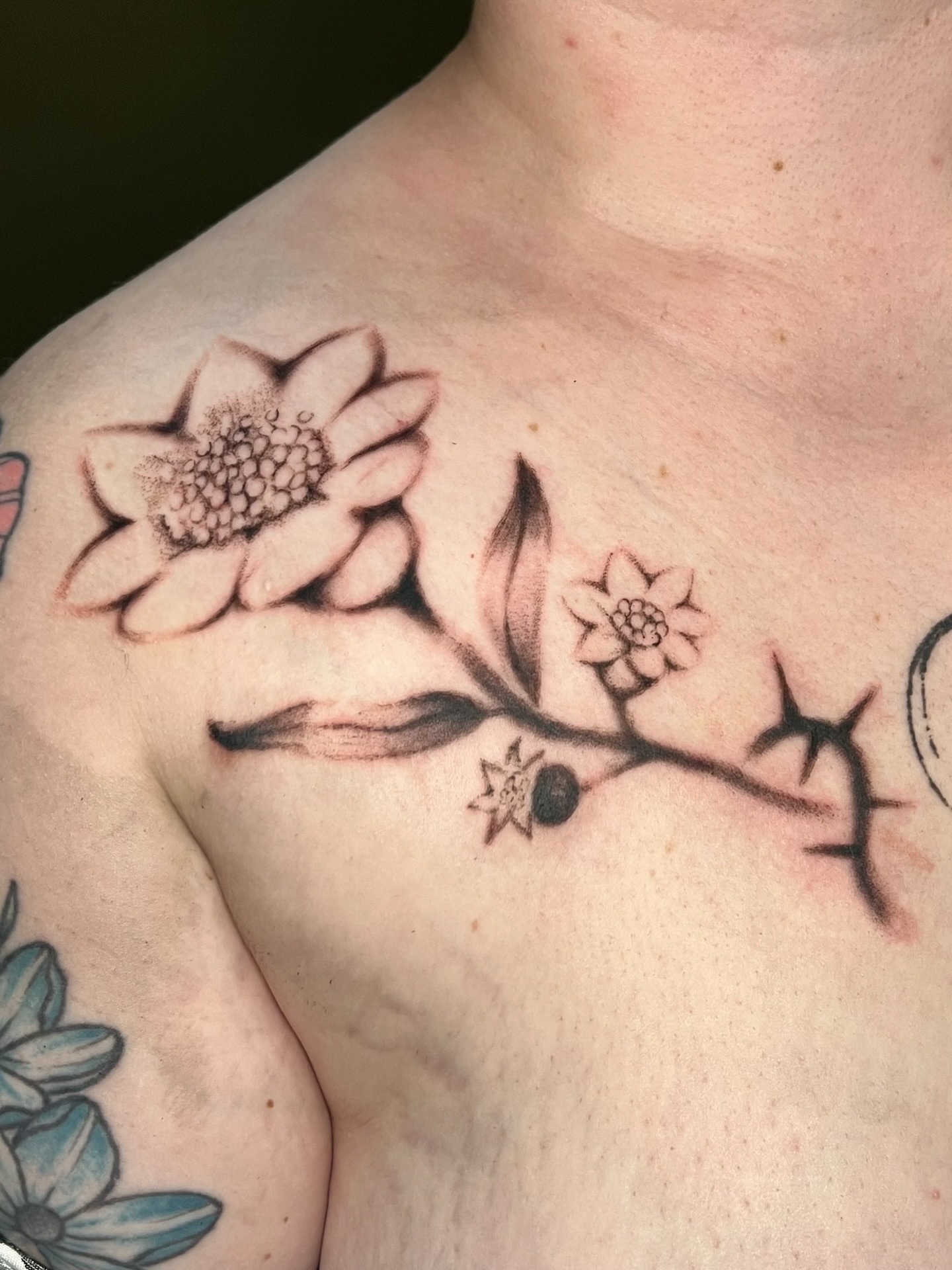 Tattoo by @elvensigils β black_and_grey