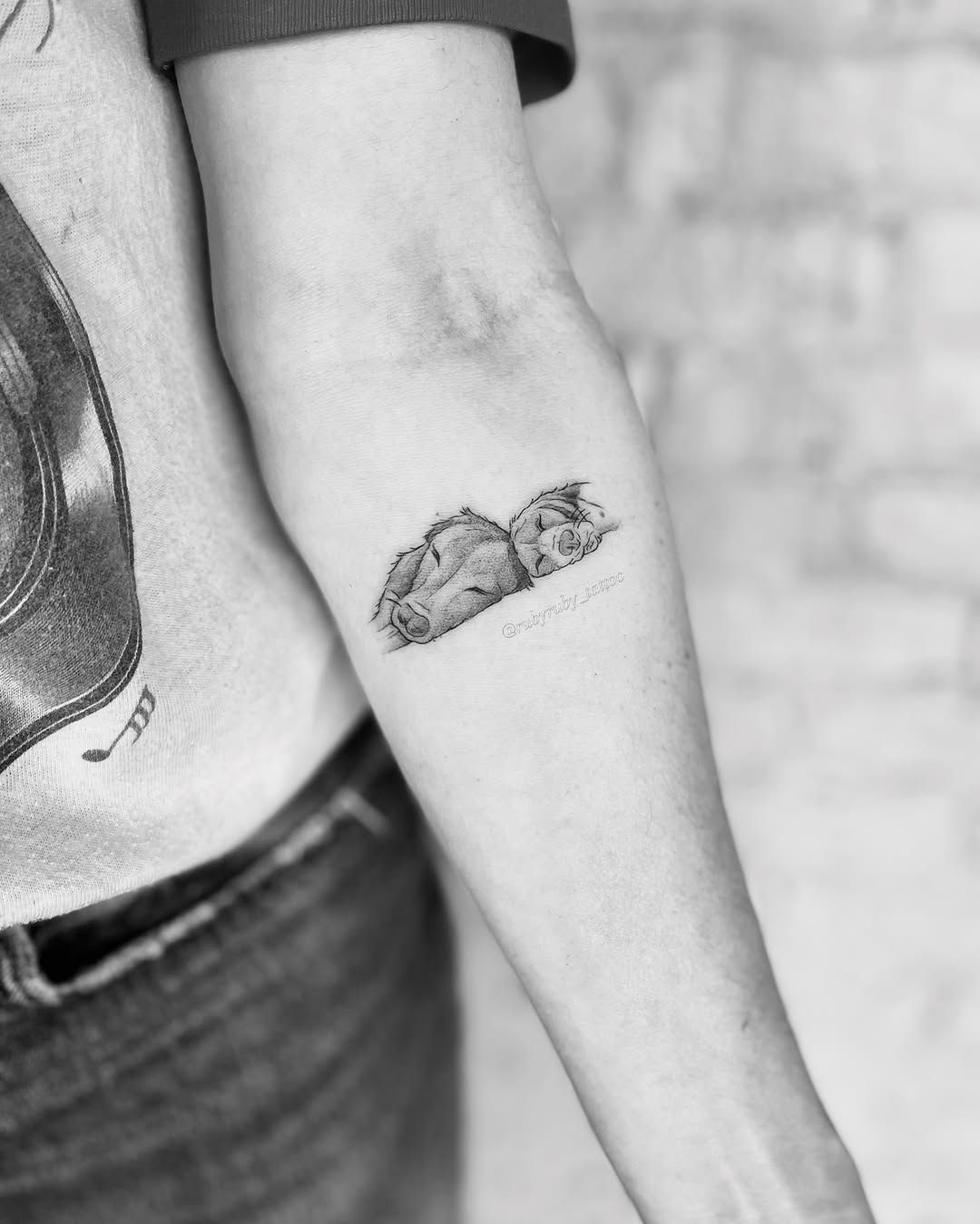 Tattoo by @rubyruby_tattoo — realism, black_and_grey