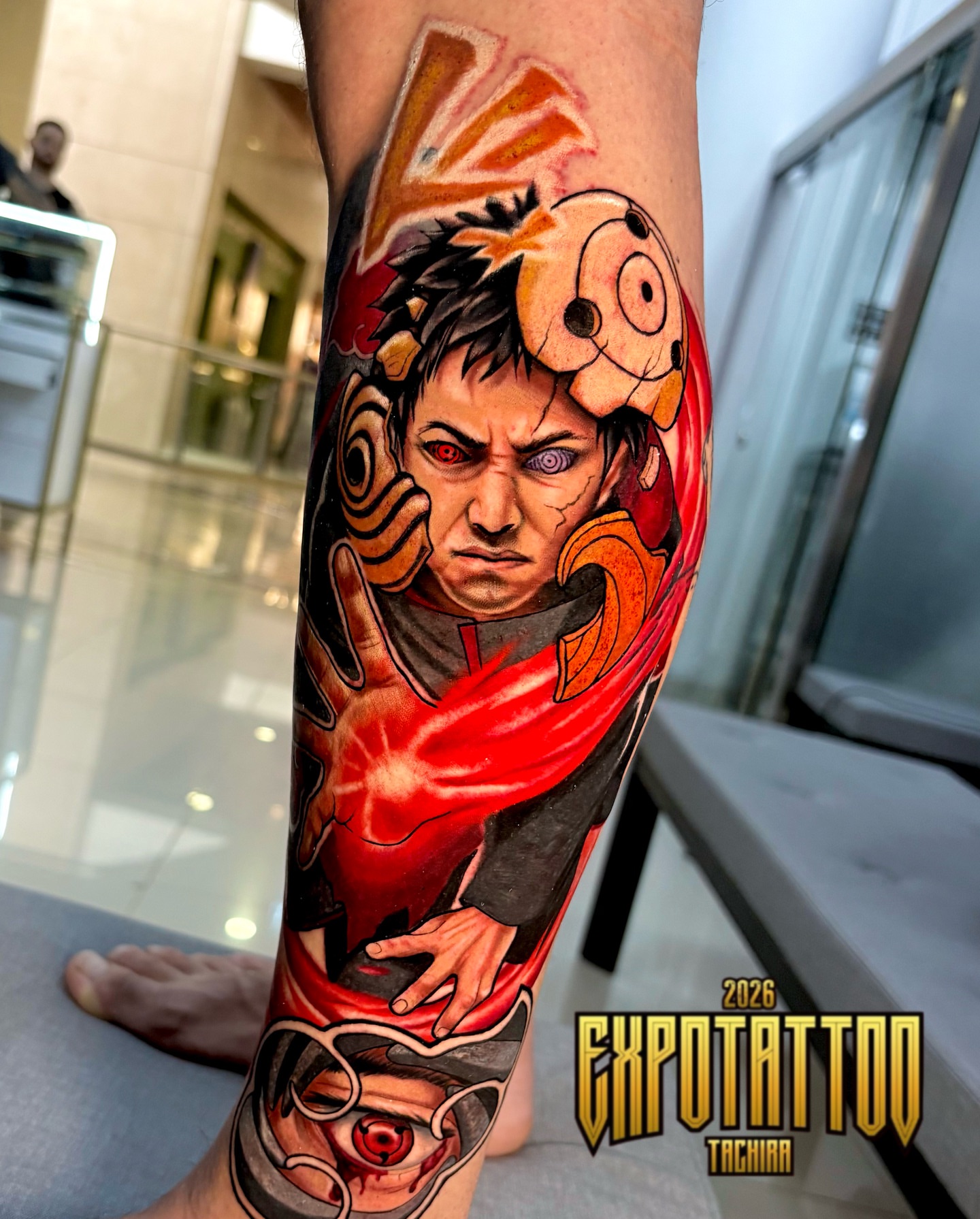 Naruto character anime tattoo on the forearm by Tattoo Medellin