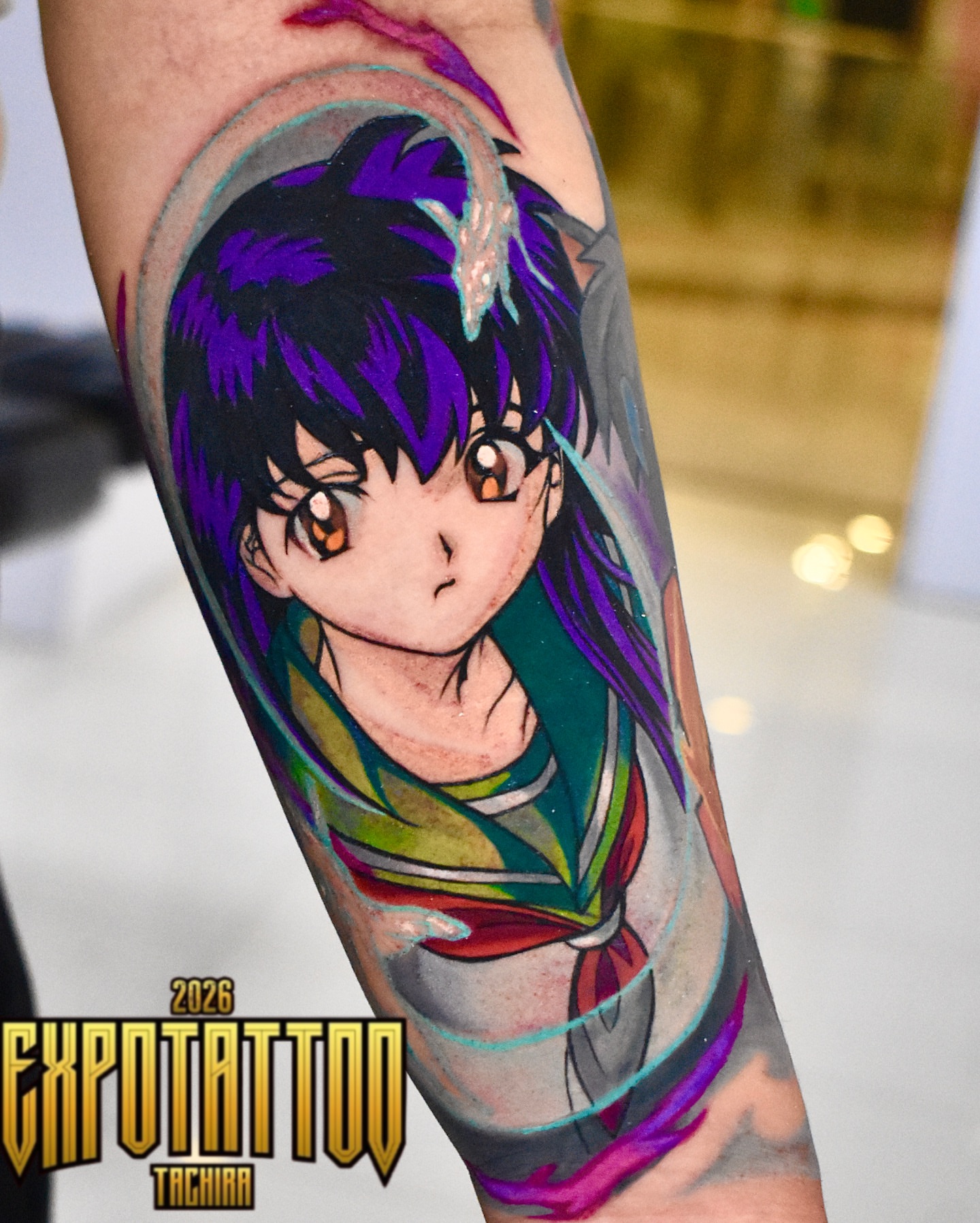 Tattoo by @tovarbeink — anime