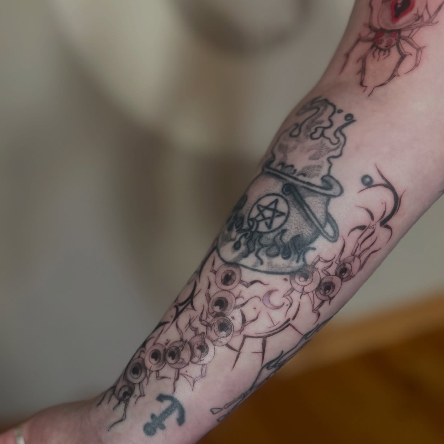 Tattoo by @nomadic.designs β black_and_grey