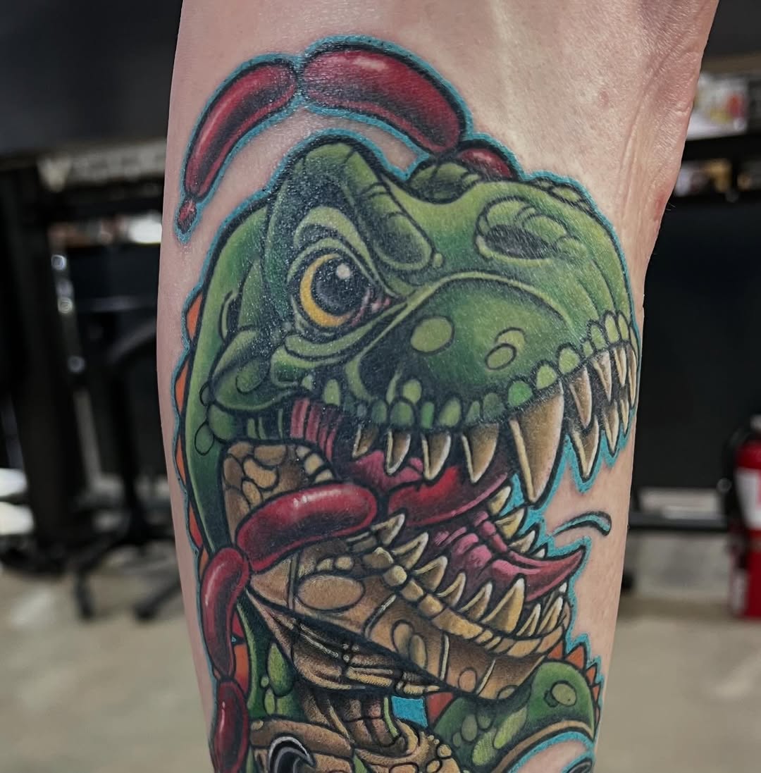 Tattoo by @sausagekingtattoos — new_school