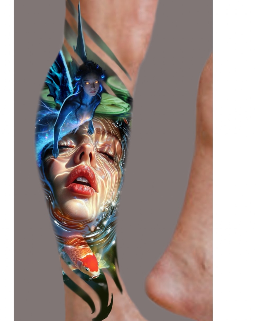 Tattoo by @inexortattoos — illustrative, surrealism