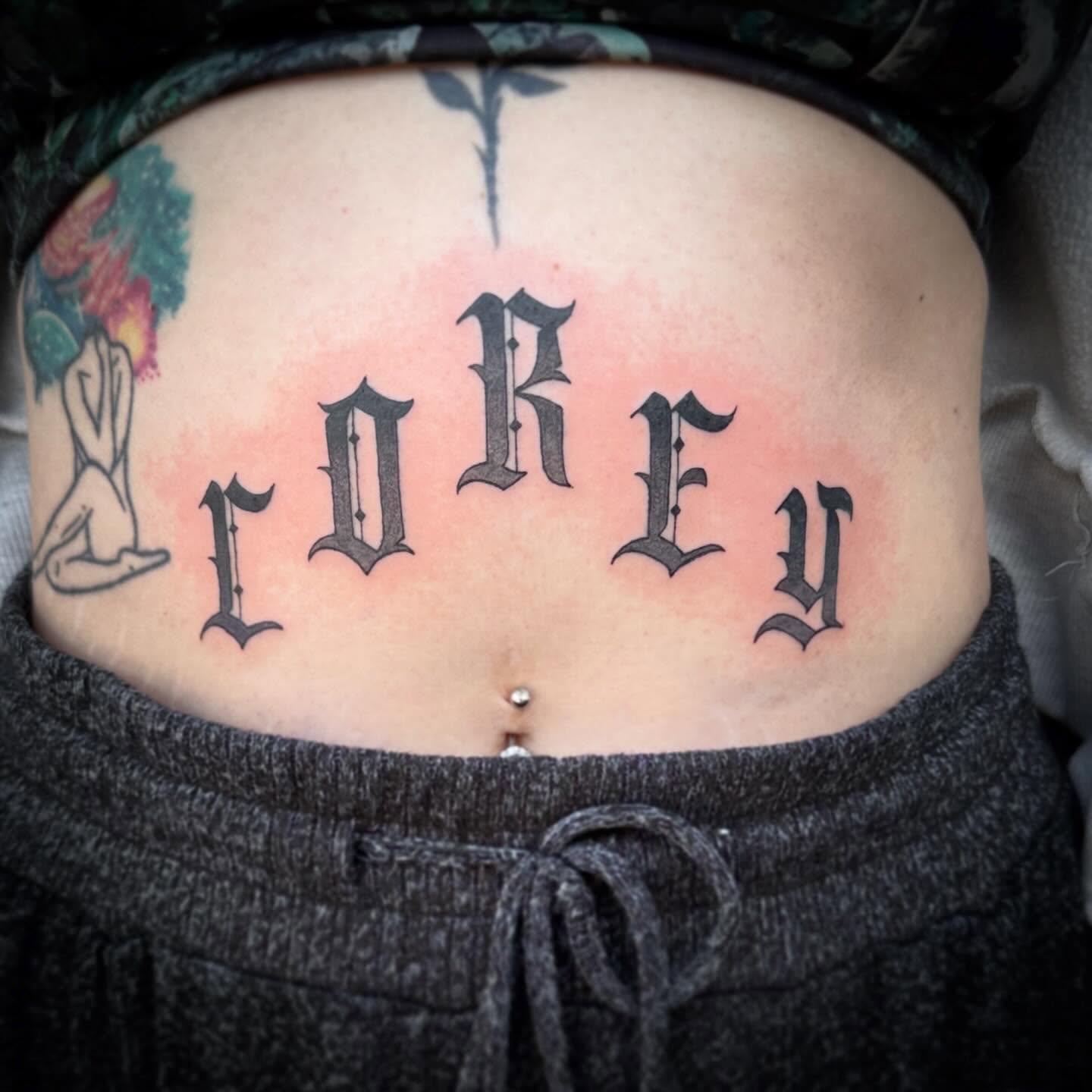 Tattoo by @charlestrujillo — lettering_script