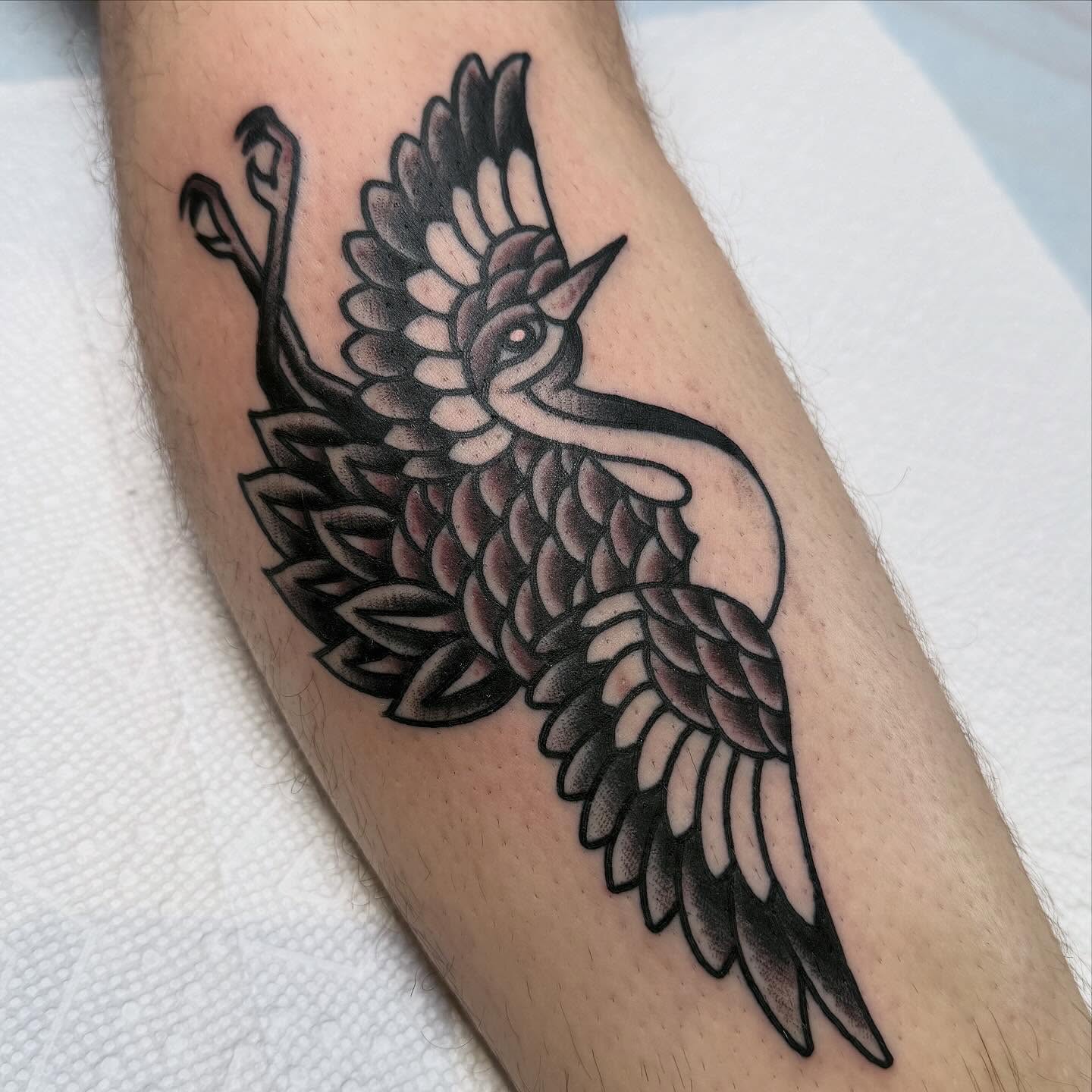 Tattoo by @zachromantattoo — black_and_grey