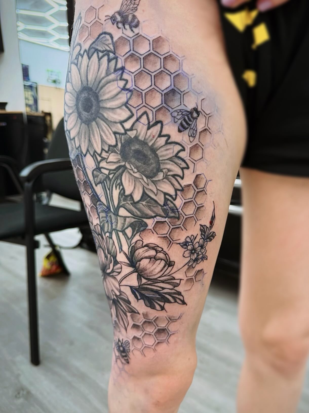 Tattoo by @real_street_tattoos — black_and_grey, realism