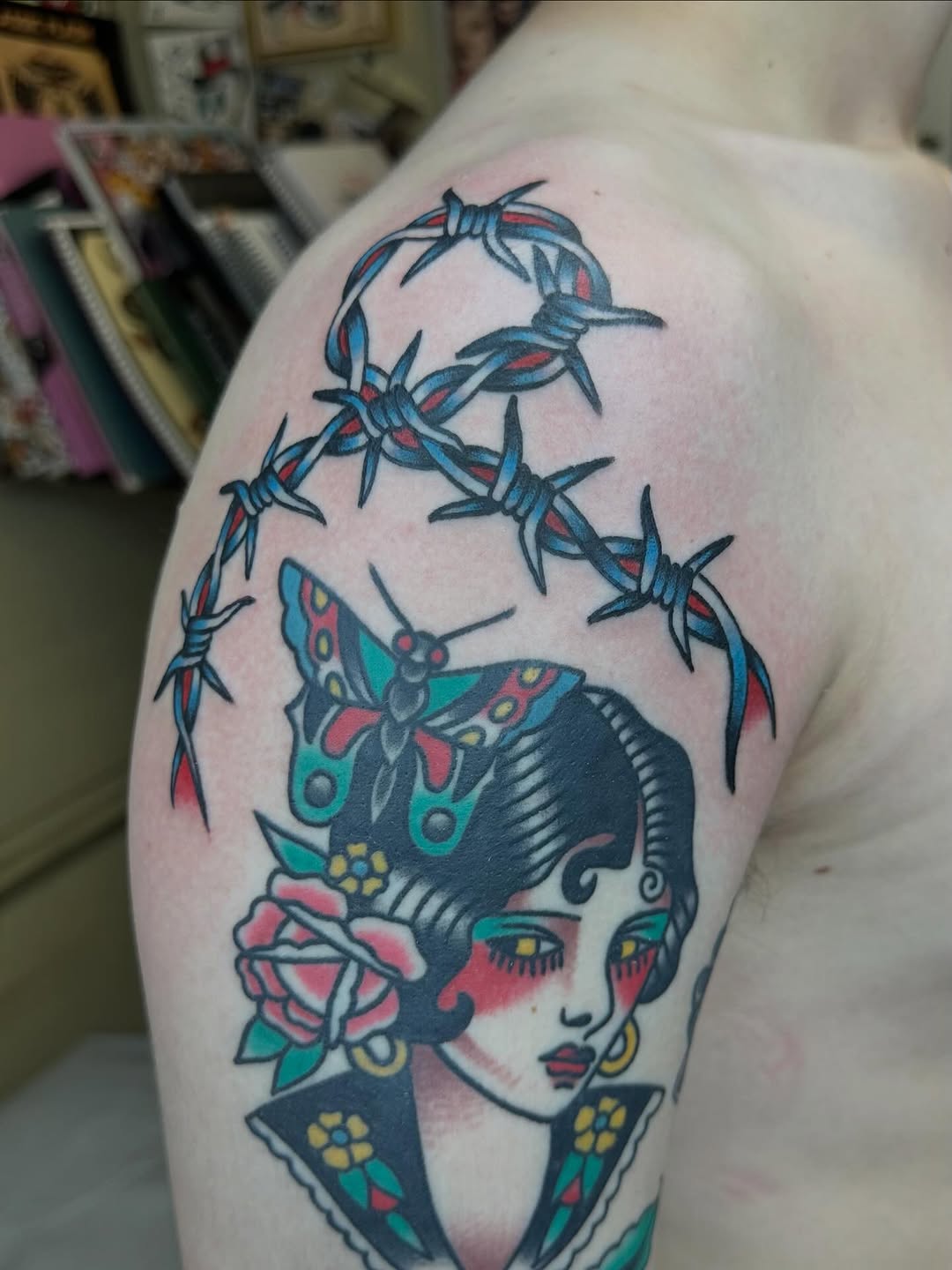 Tattoo by @ponyboytattoos — american_traditional, neo_traditional