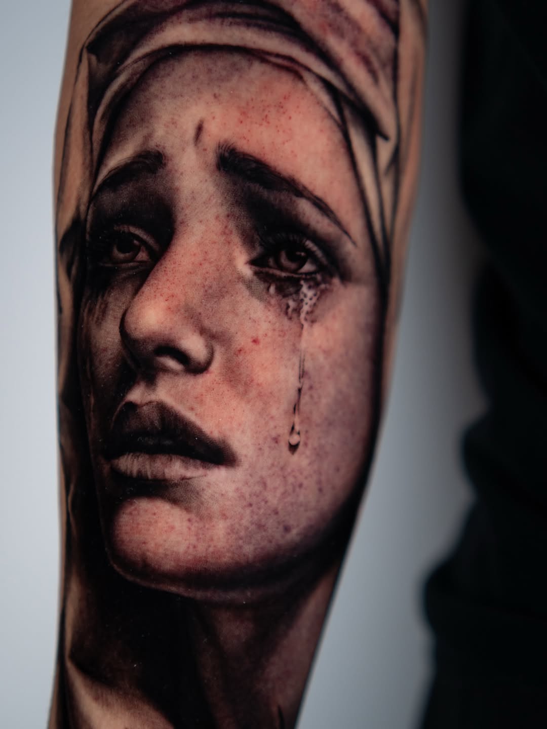 Tattoo by @dosantosink — realism, black_and_grey
