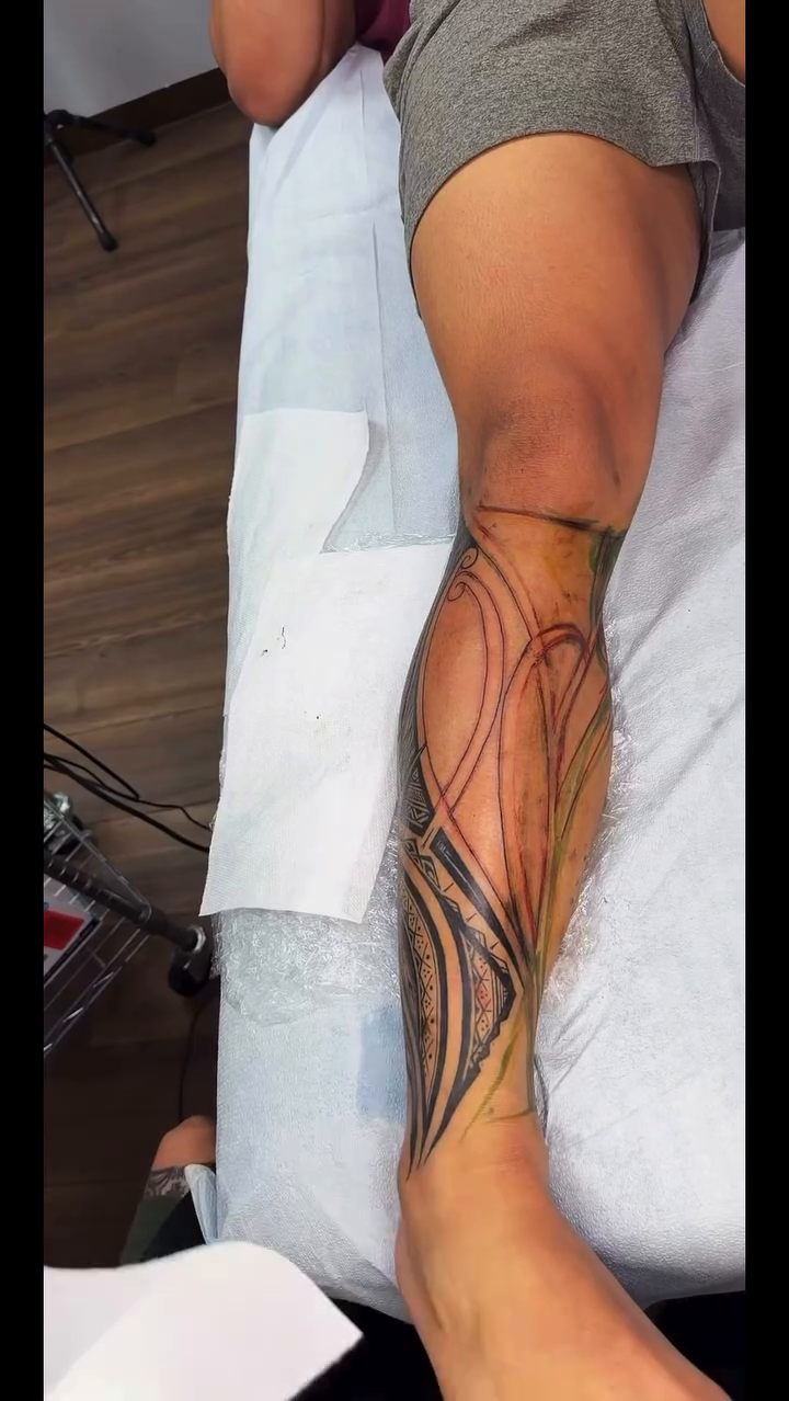 Tattoo by @barrysan — geometric, blackwork
