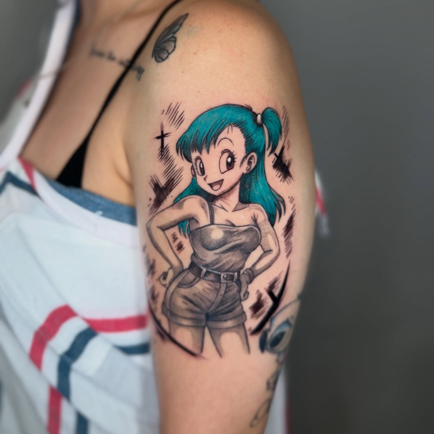 Tattoo by @adrixtatt — anime
