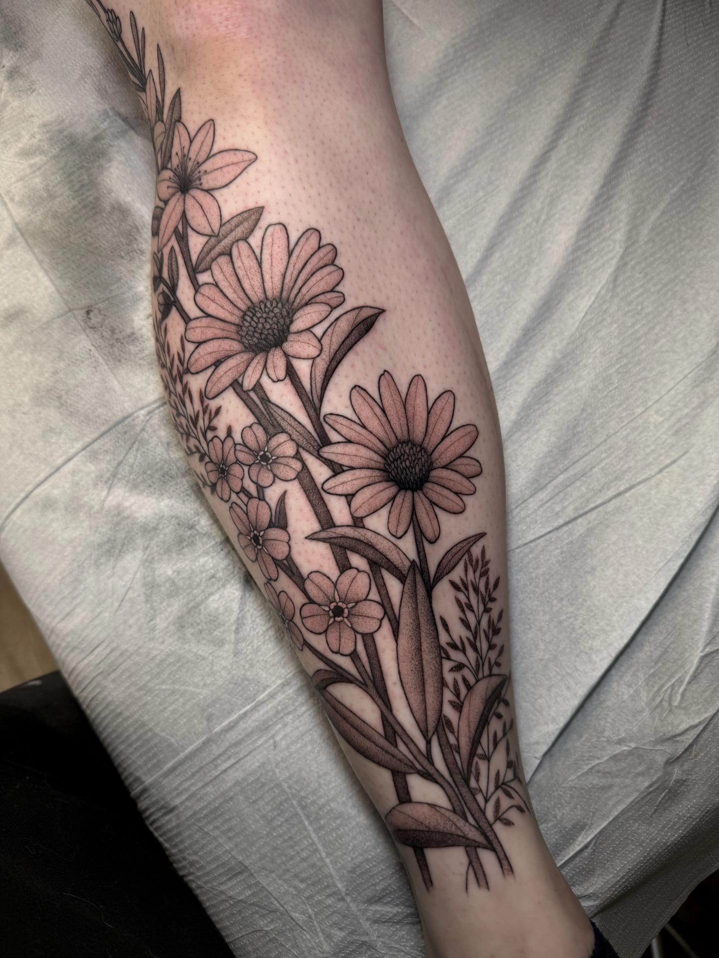 Tattoo by @copaceticink — black_and_grey