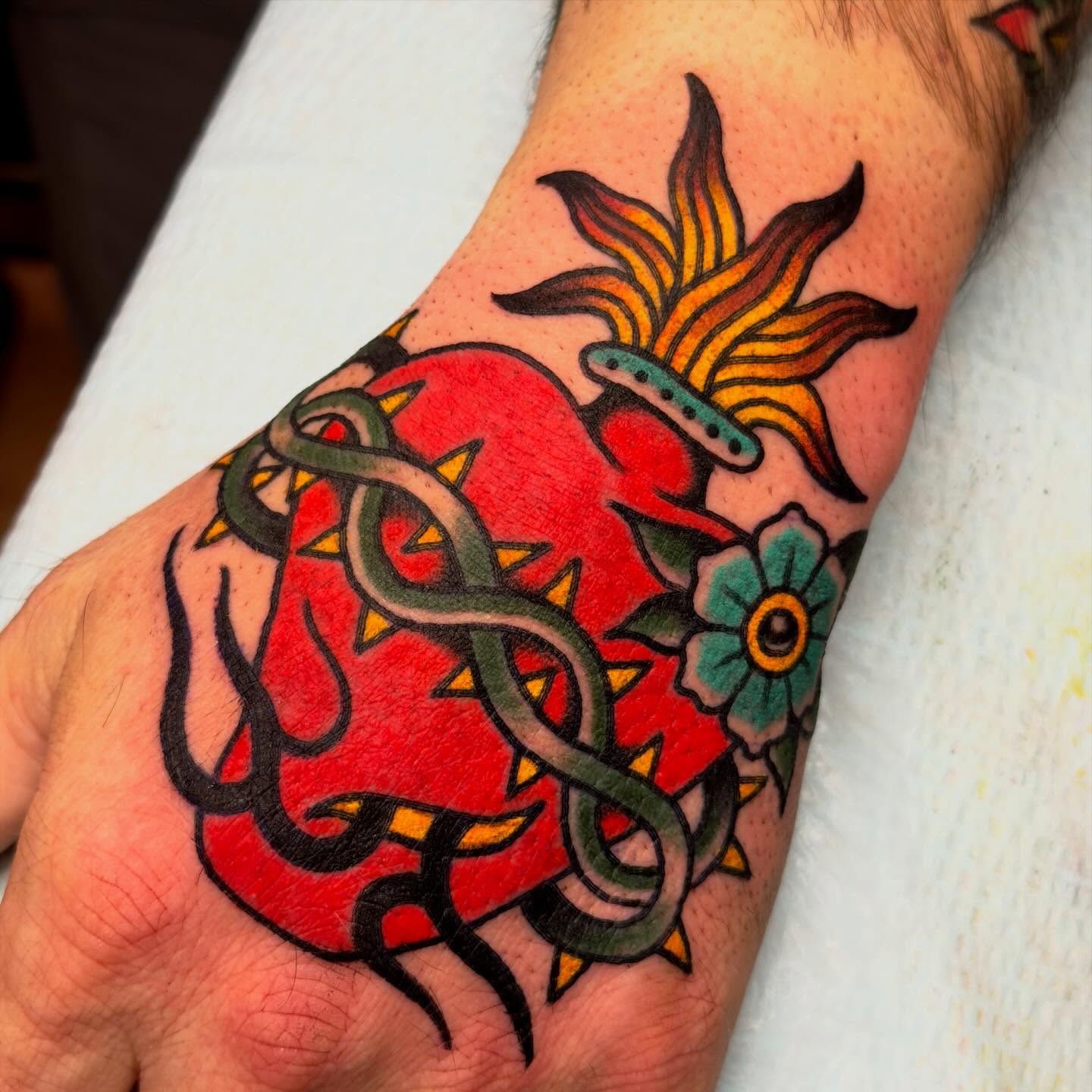 Tattoo by @sweetluketattoos — american_traditional