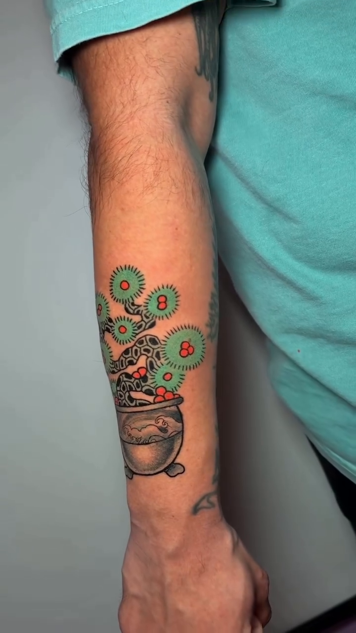 Tattoo by @jpg_tattoo — realism, dotwork