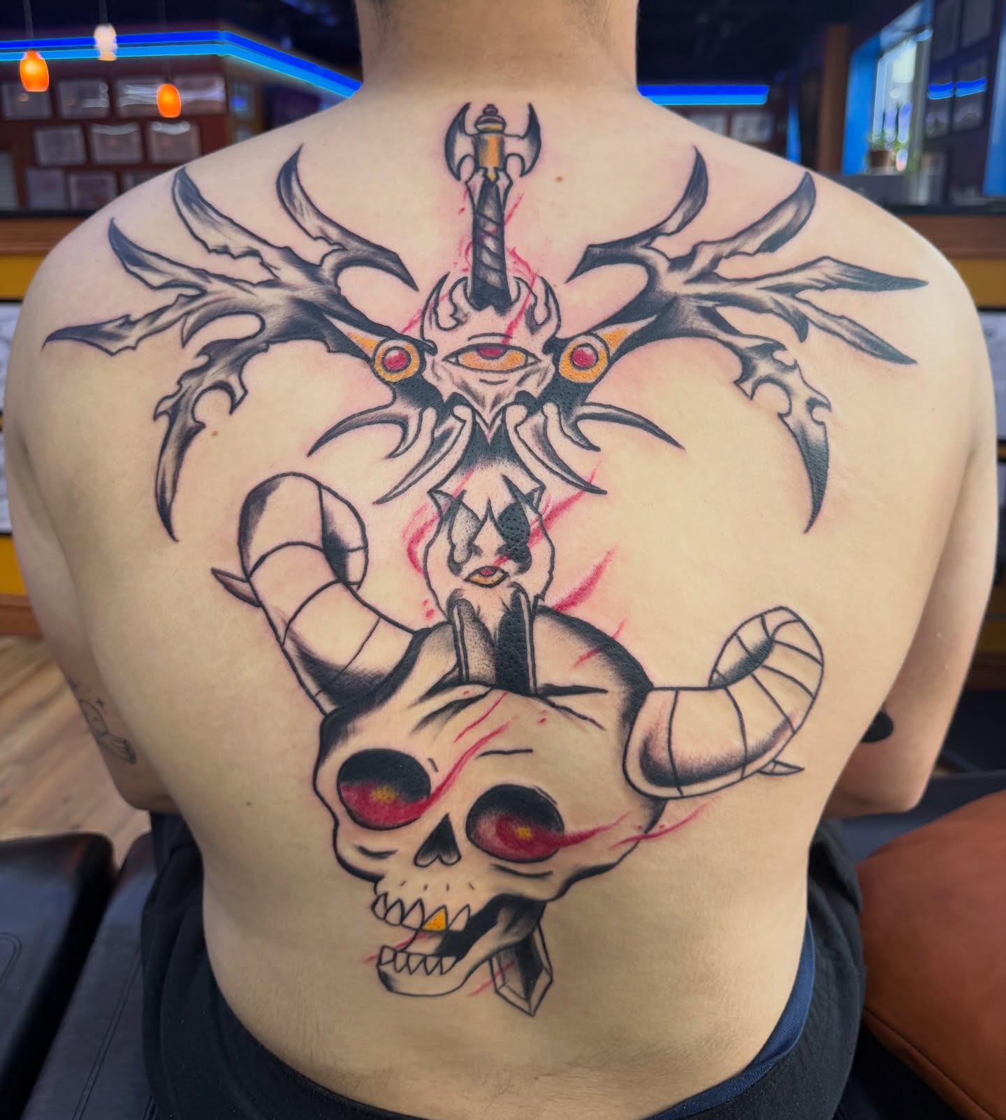 Tattoo by @yobeazytattoos — american_traditional, dark_realism