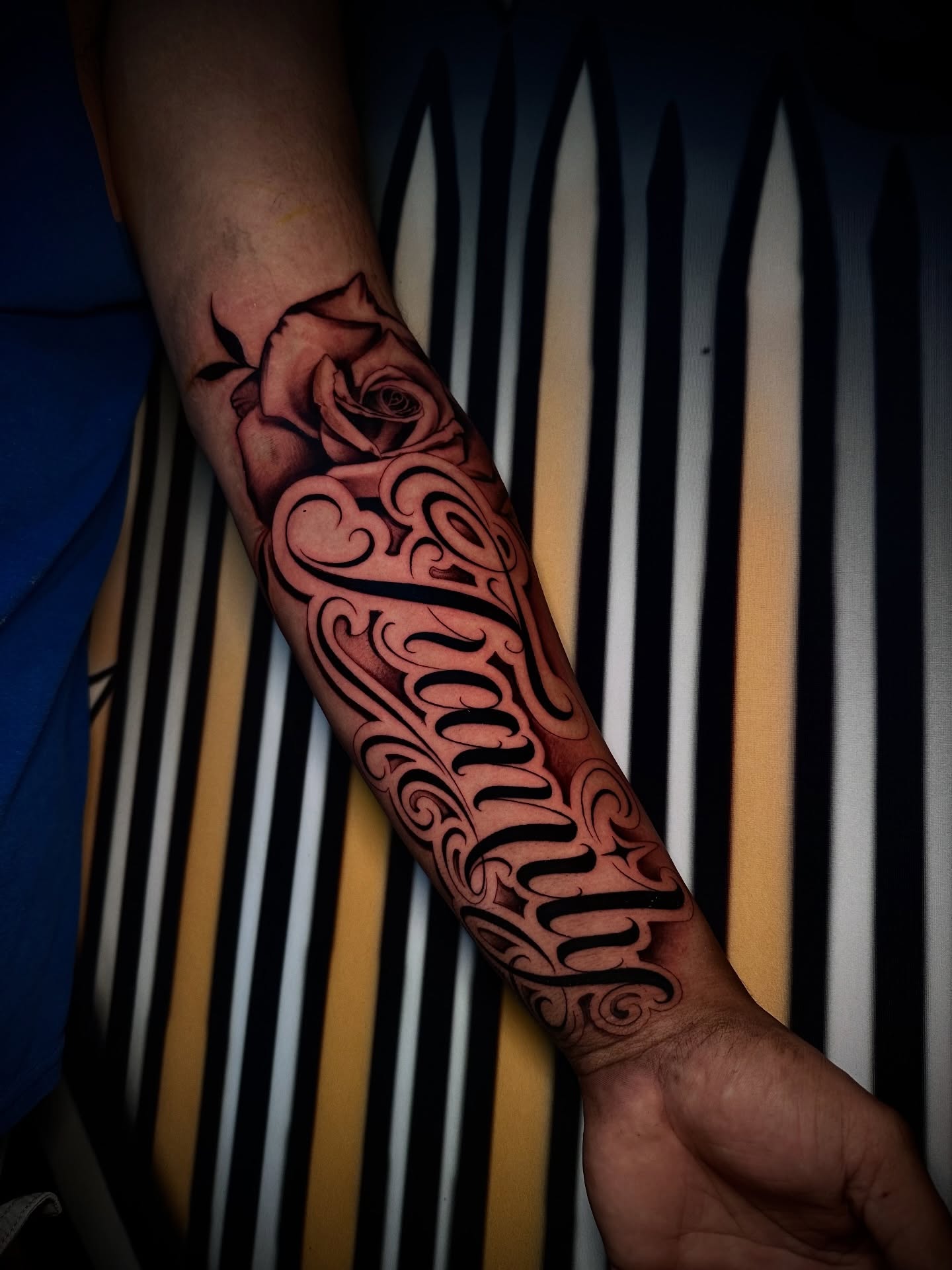 Tattoo by @cholo_supremetattoos โ black_and_grey, tribal