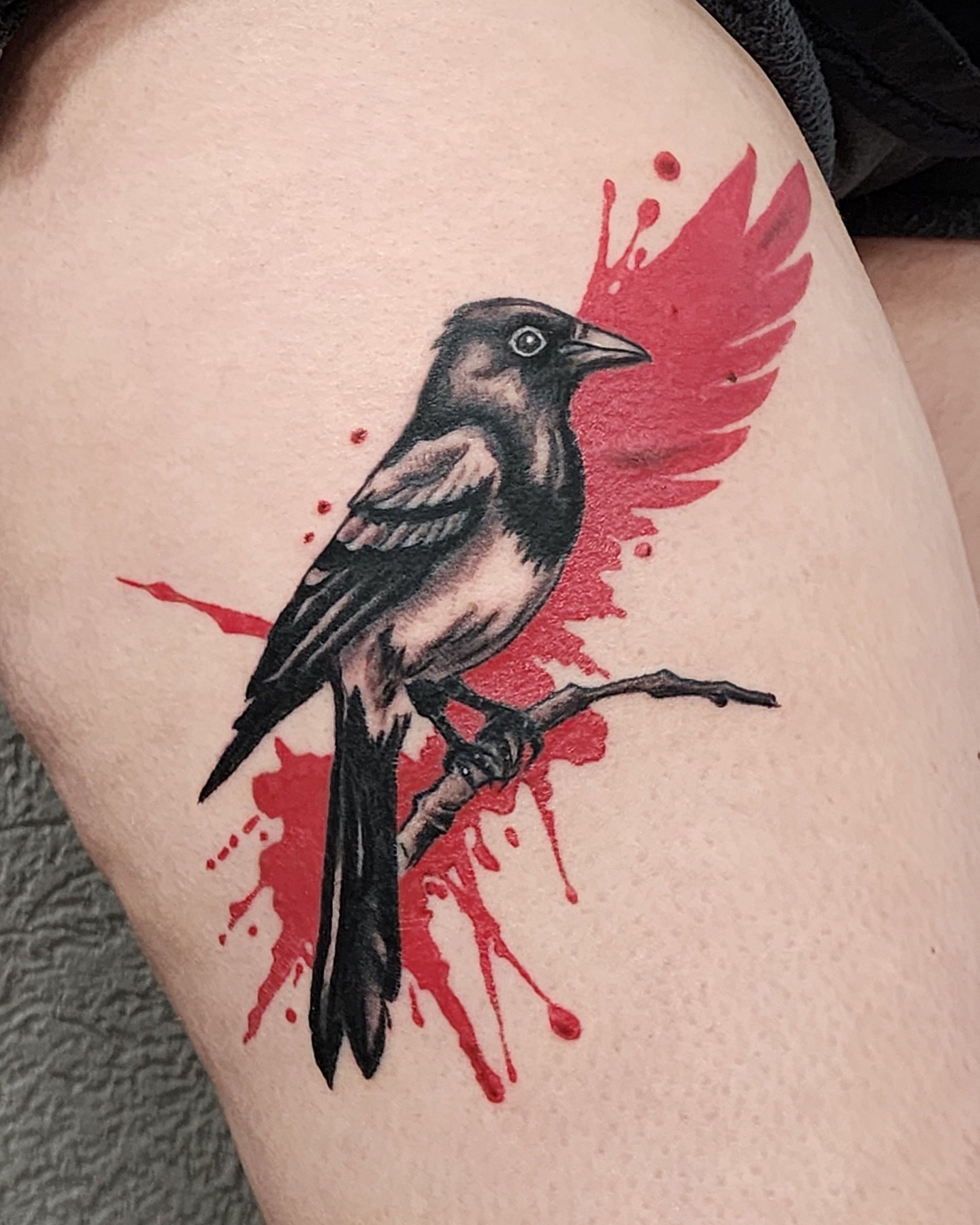 Tattoo by @sikkitattoo — realism, watercolor