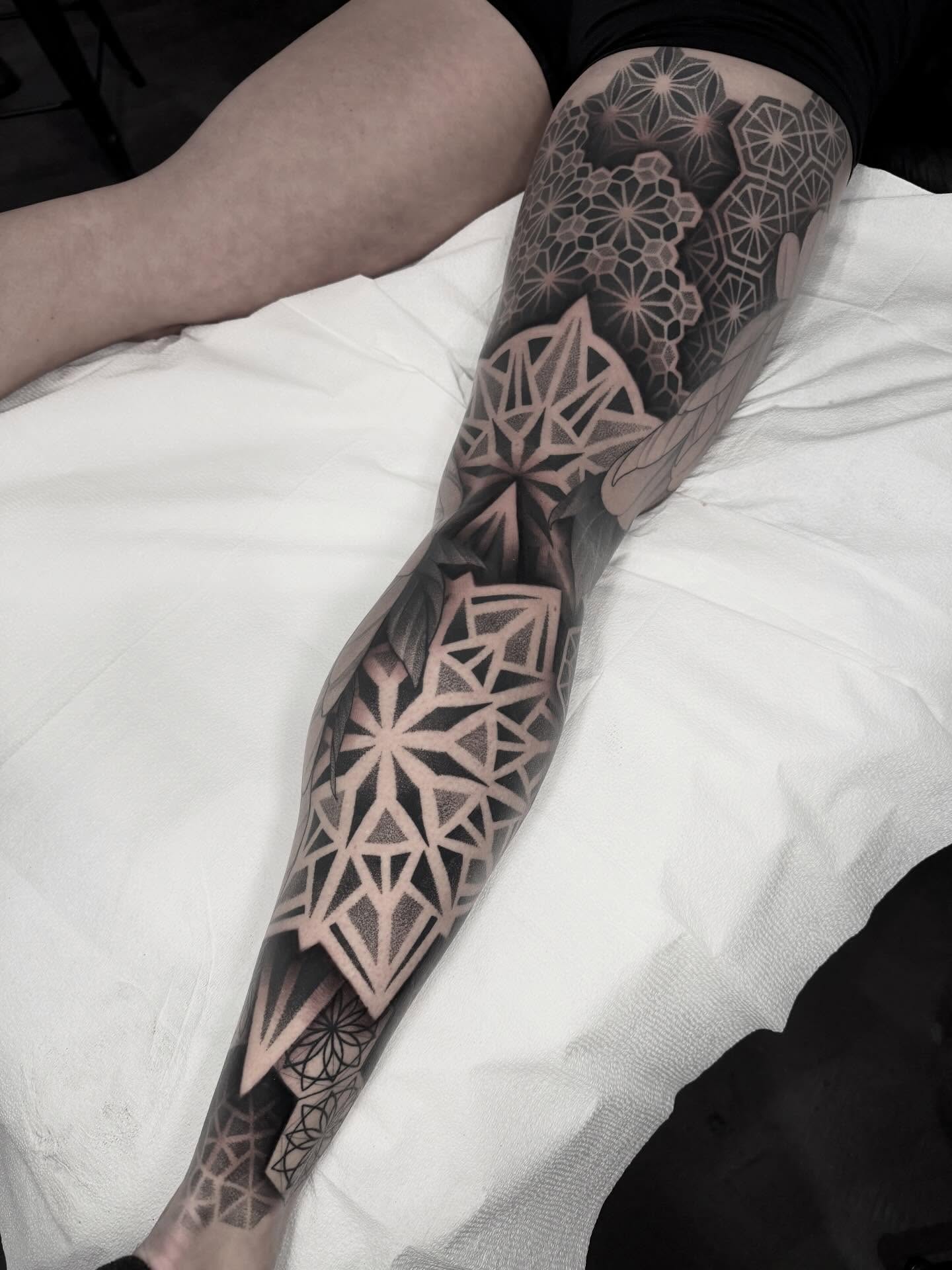 Tattoo by @kevinjohnson_143 — geometric