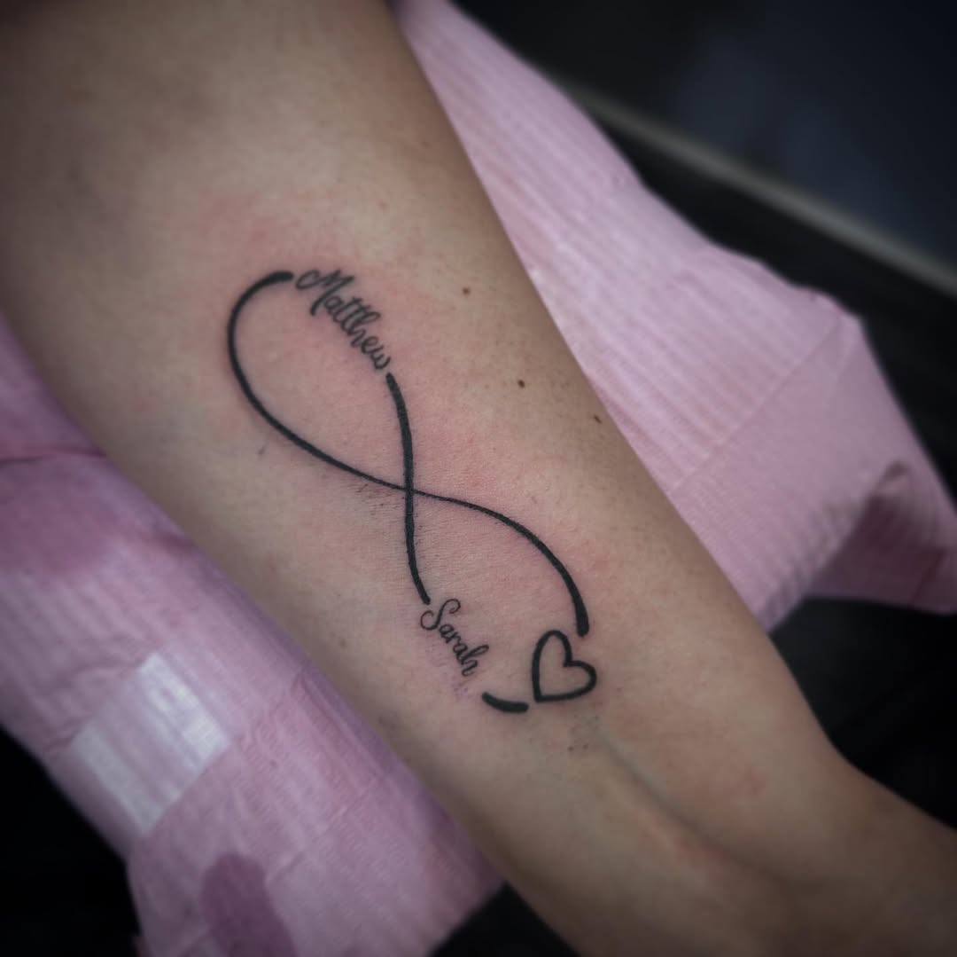 Tattoo by @izabella.tattoos — lettering_script, fine_line