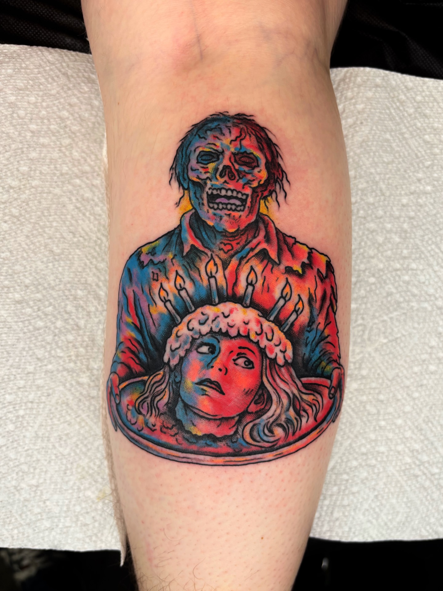 Tattoo by @randyconnertattoo — dark_realism