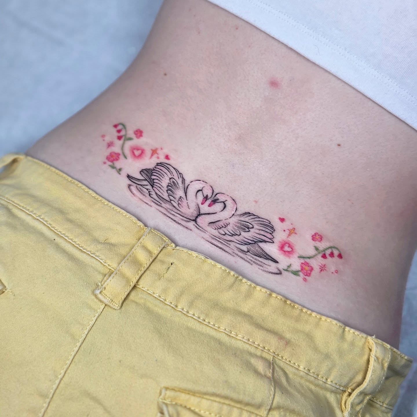 Tattoo by @janinks — new_school, watercolor