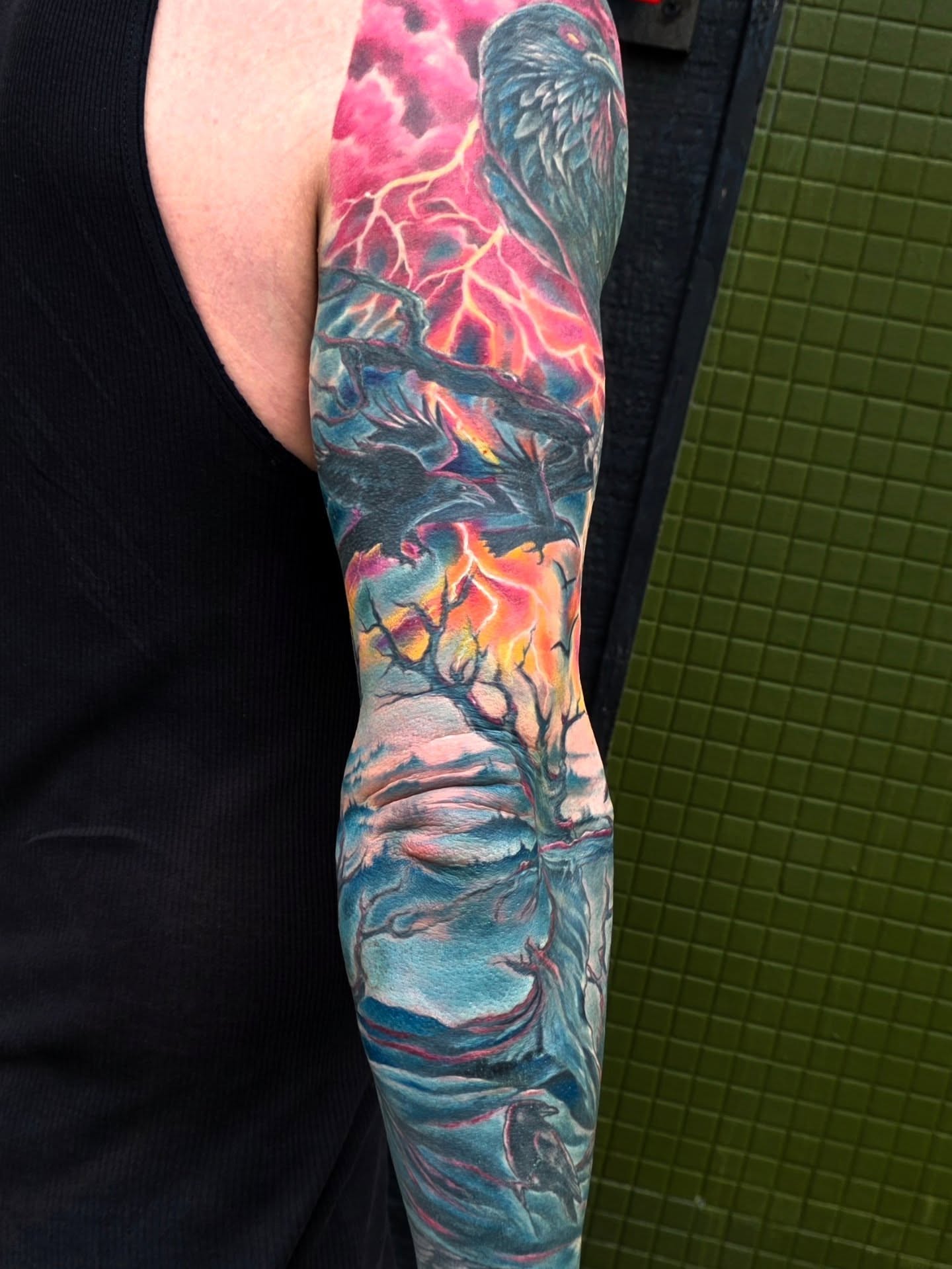 Tattoo by @girlroni — realism, surrealism