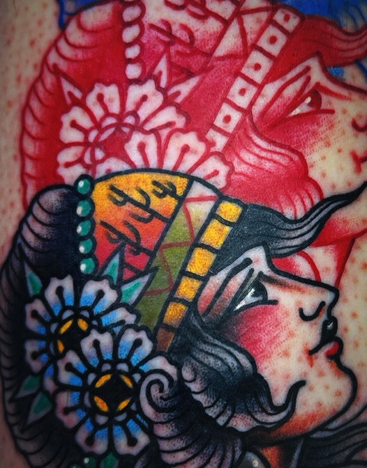 Tattoo by @mikey_ratt — american_traditional, neo_traditional