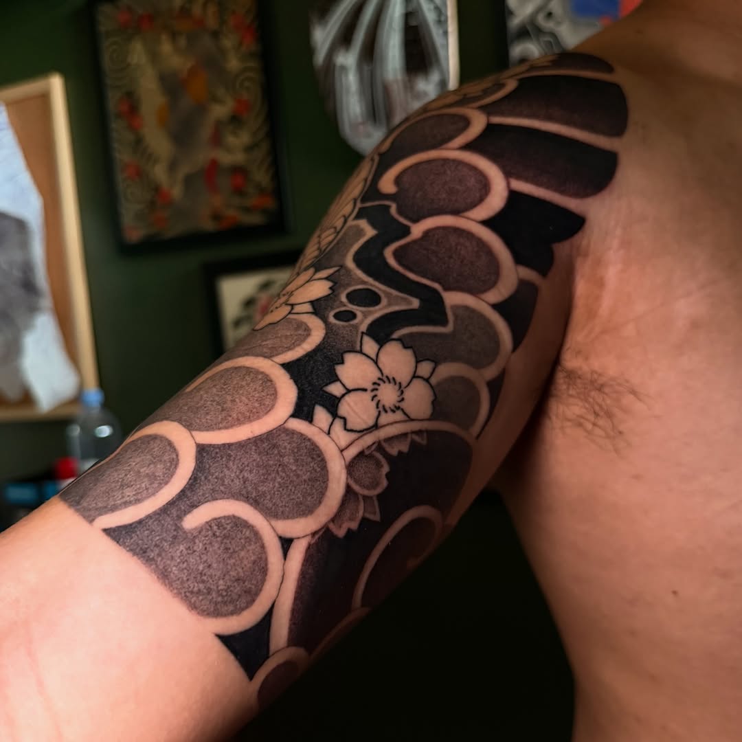 Tattoo by @rui_tattoos — japanese_irezumi, black_and_grey