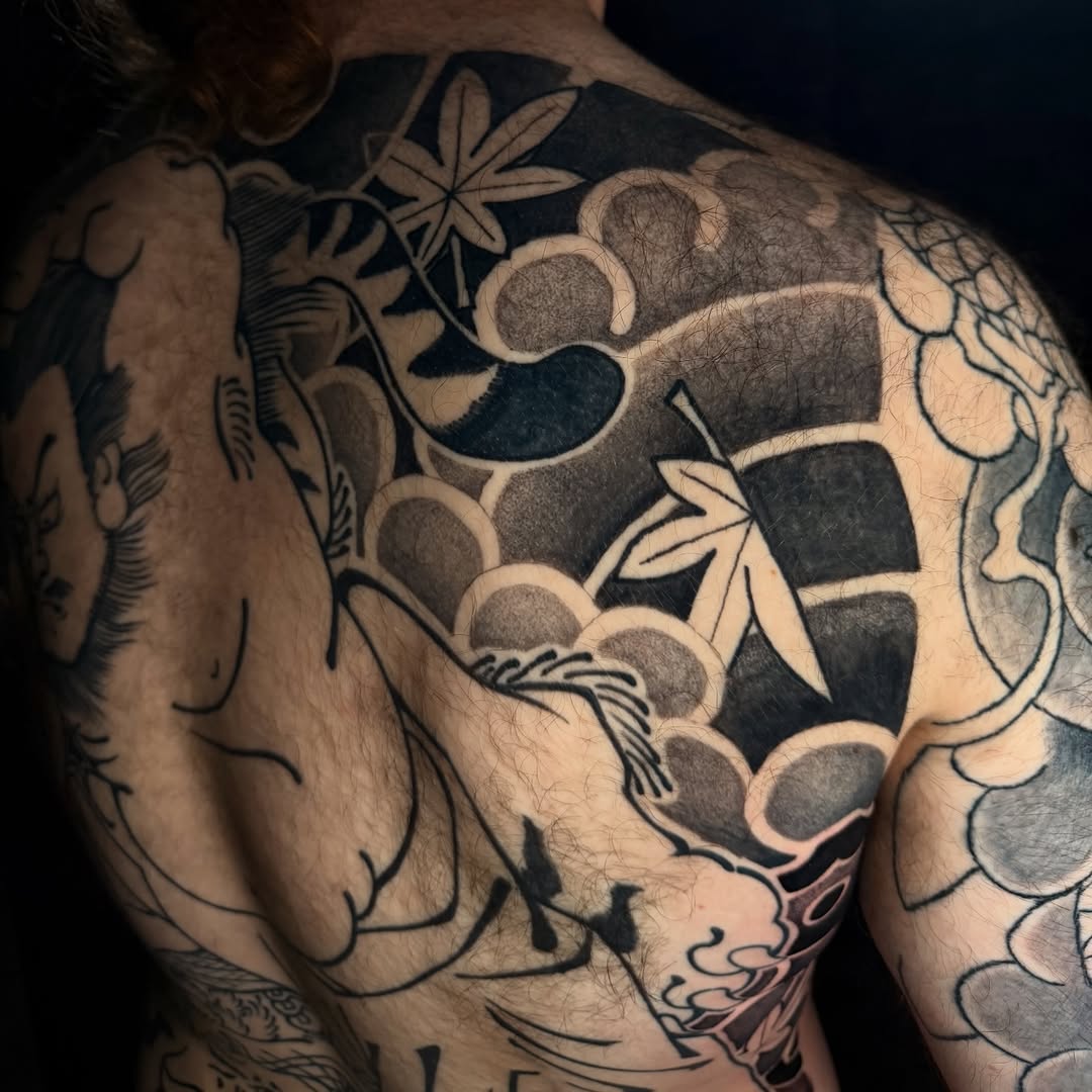 Tattoo by @rui_tattoos — japanese_irezumi, black_and_grey