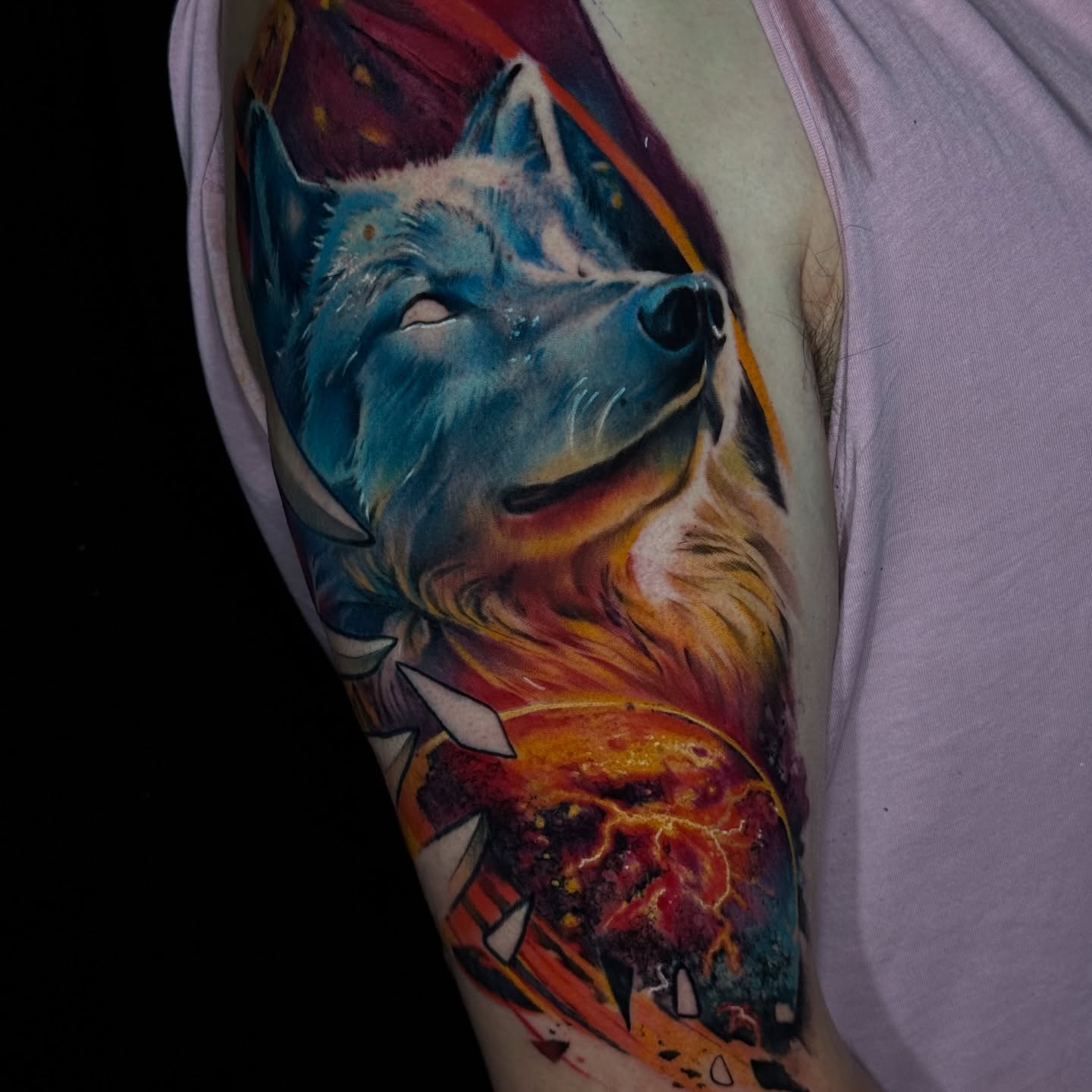 Tattoo by @molinatattoo — realism, watercolor