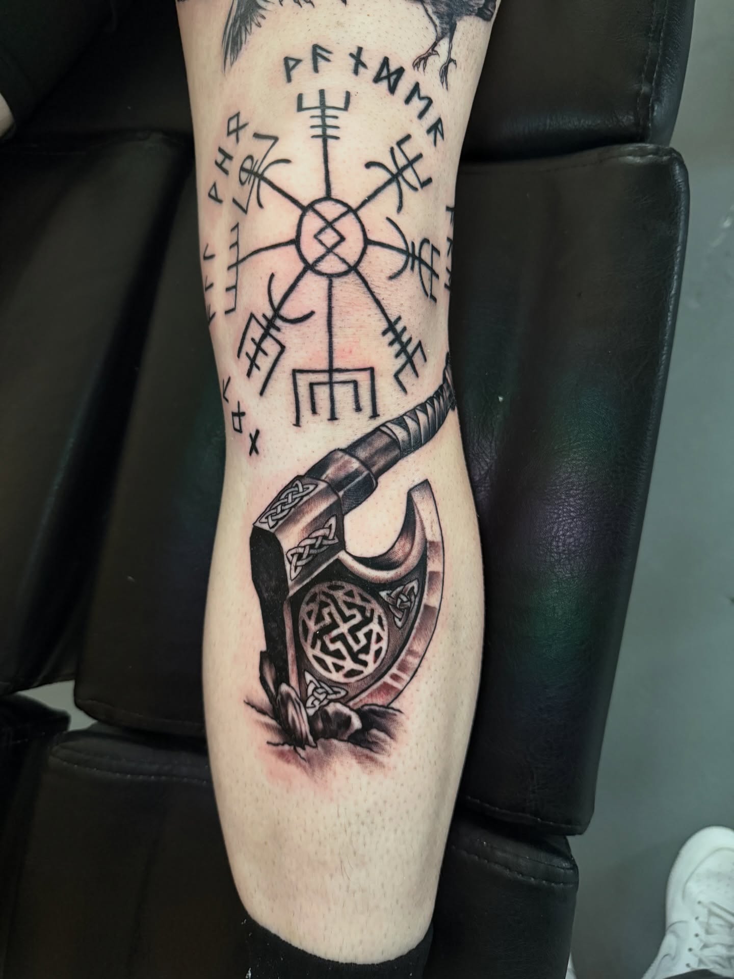 Tattoo by @hassintattoo — black_and_grey, realism
