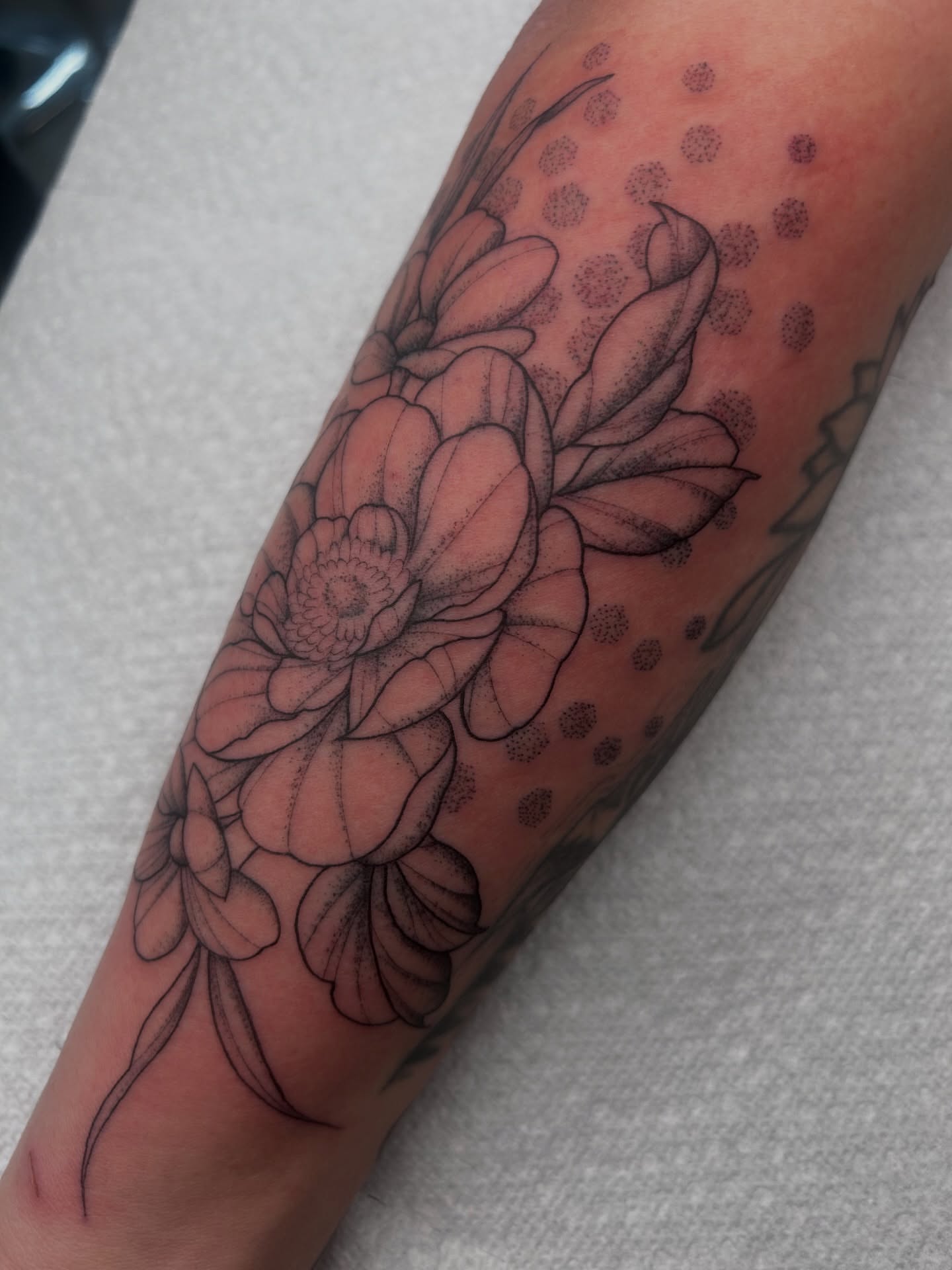 Tattoo by @ramsies — dotwork