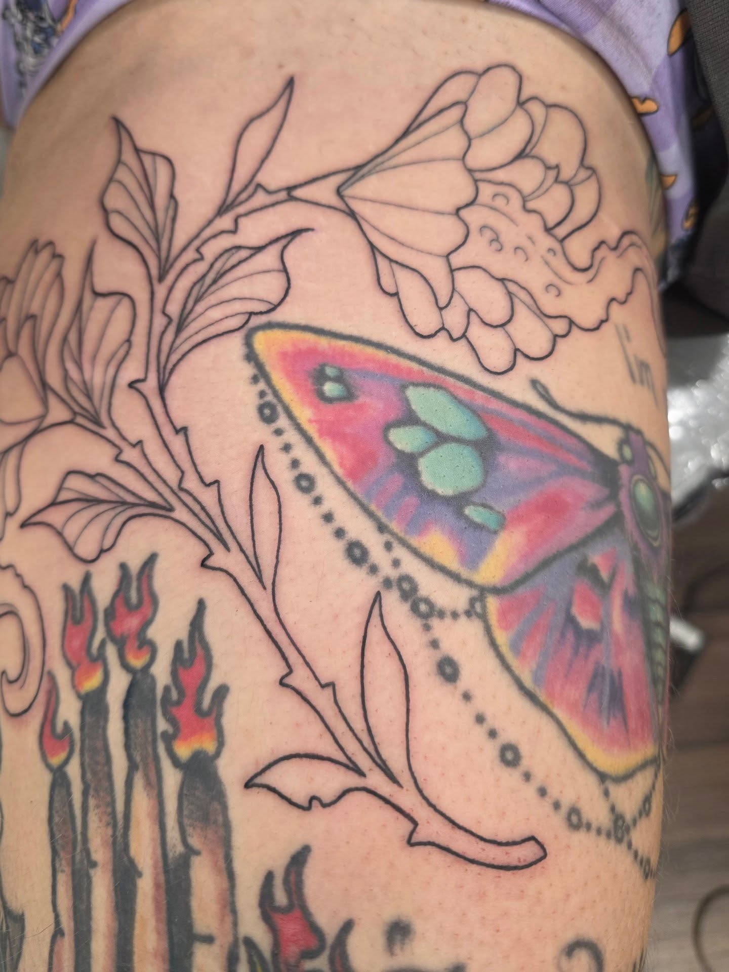 Tattoo by @nobodytattoosx — dotwork