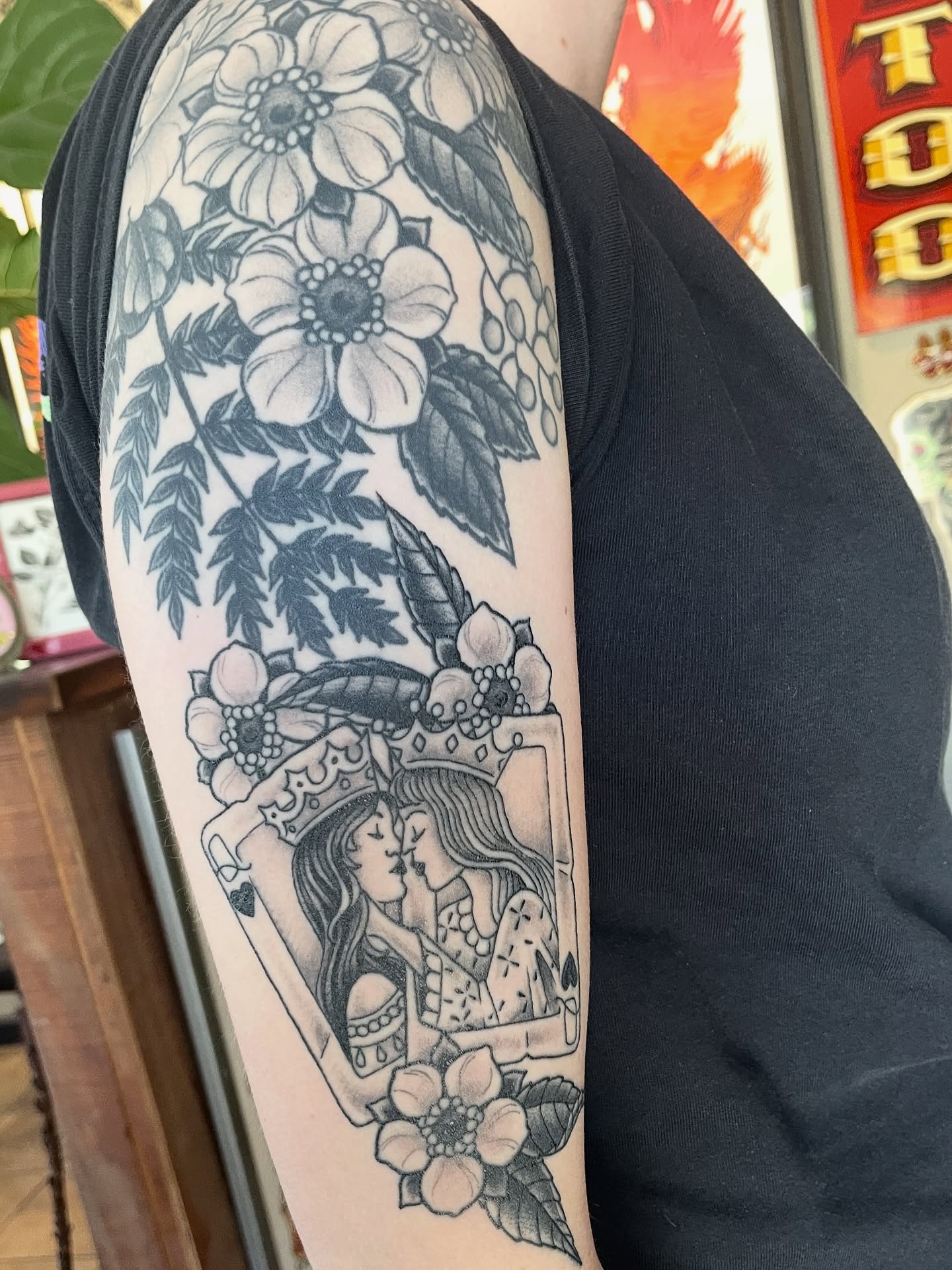 Tattoo by @julietattoos — black_and_grey, realism