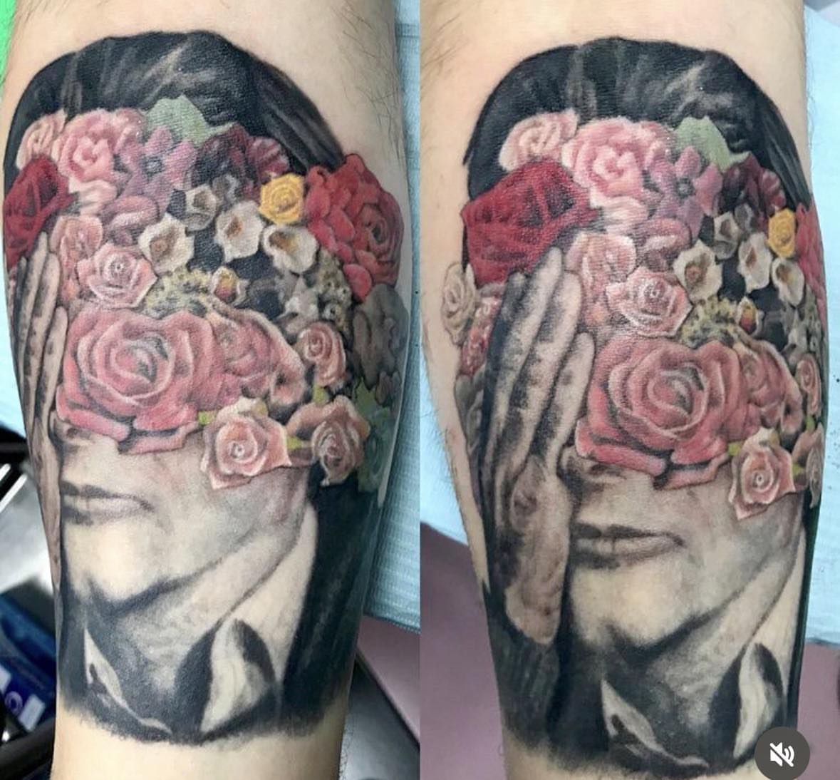 Tattoo by @babydolltats โ realism, black_and_grey