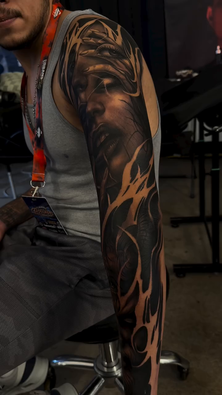 Tattoo by @michaelsosaink — realism, black_and_grey