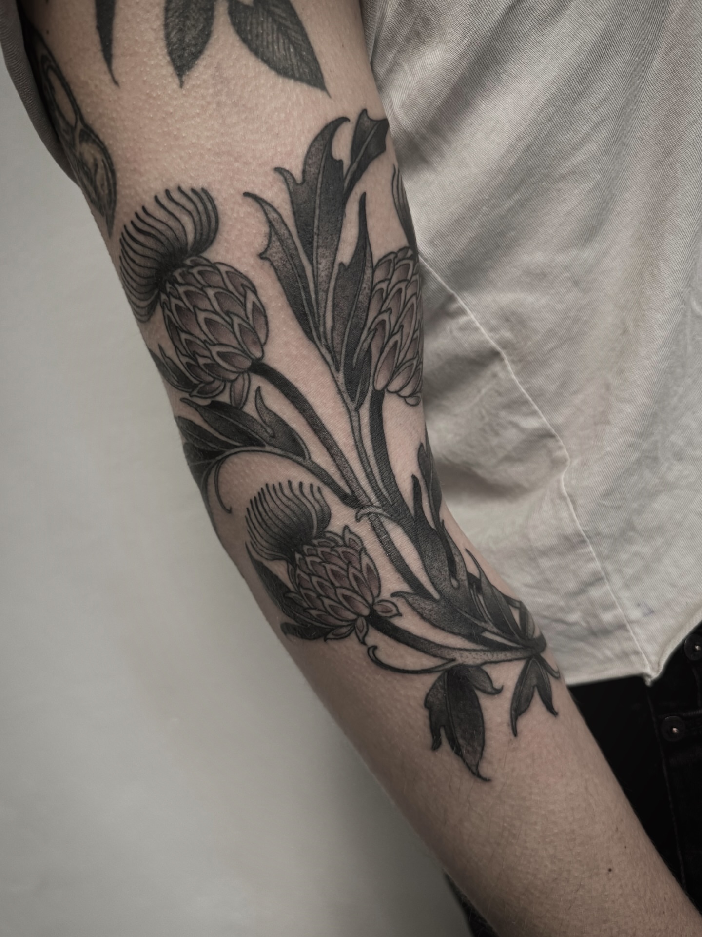 Tattoo by @tattoosbygina — black_and_grey
