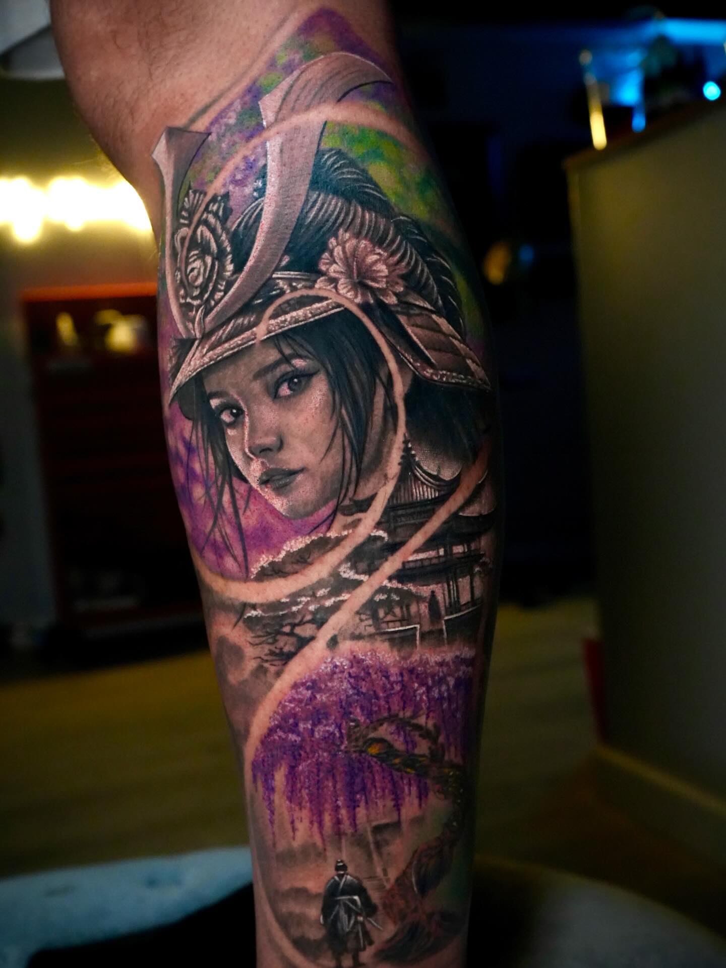 Tattoo by @sidink_100 β realism, dotwork