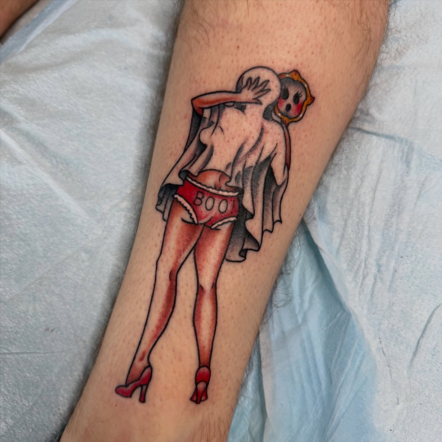 Tattoo by @taylormade_tst — american_traditional, dotwork