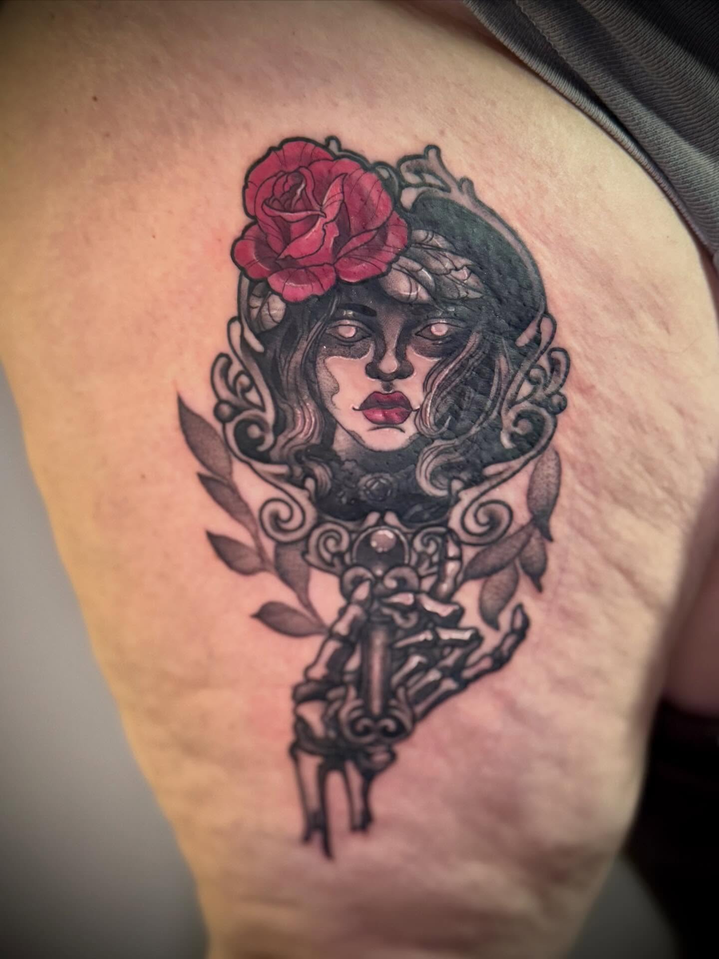 Tattoo by @eileenjoycetattoos — neo_traditional, dark_realism